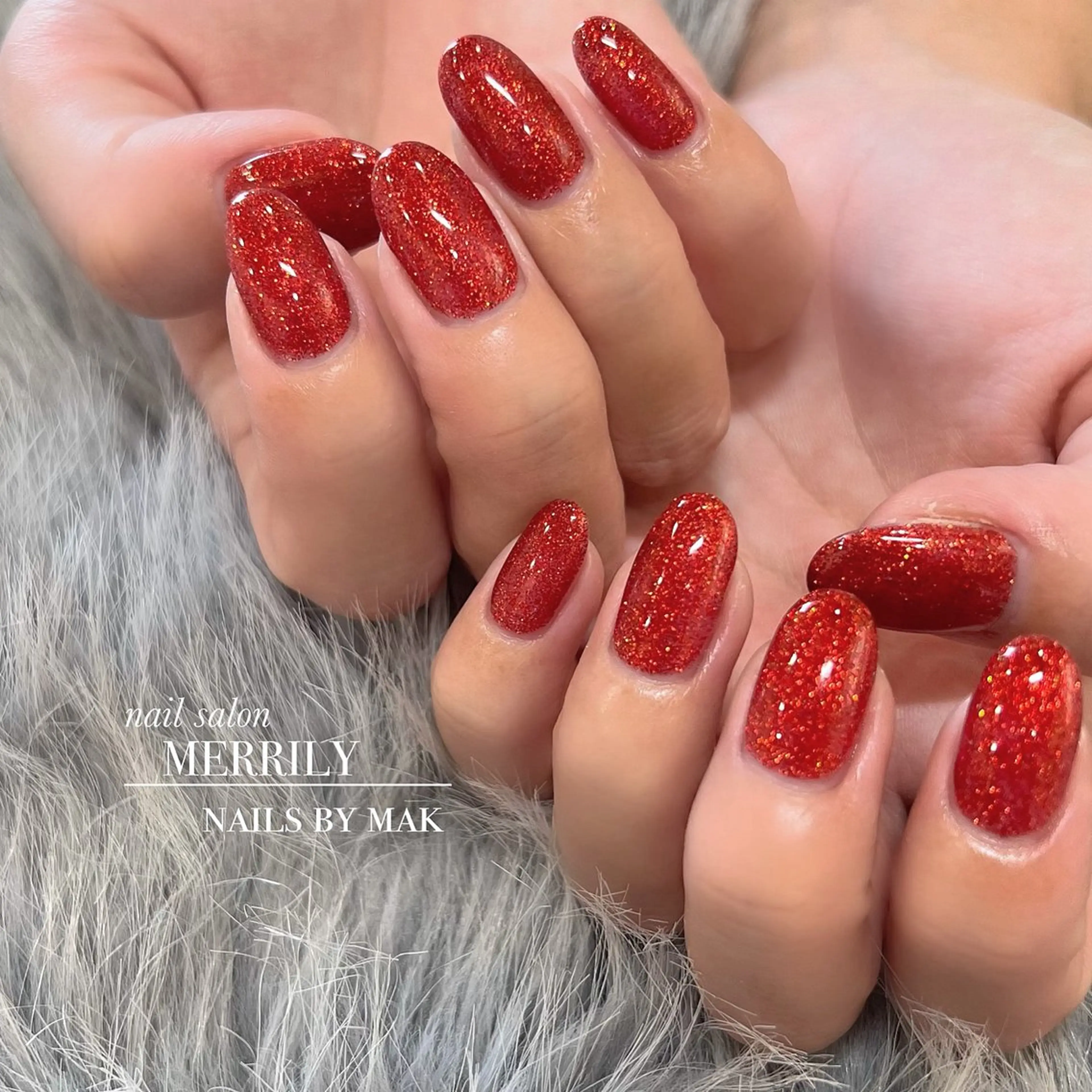 ネイル キラキラネイル ワンカラーネイル salon de Chéli所属・salon de Cheliのネイルデザイン