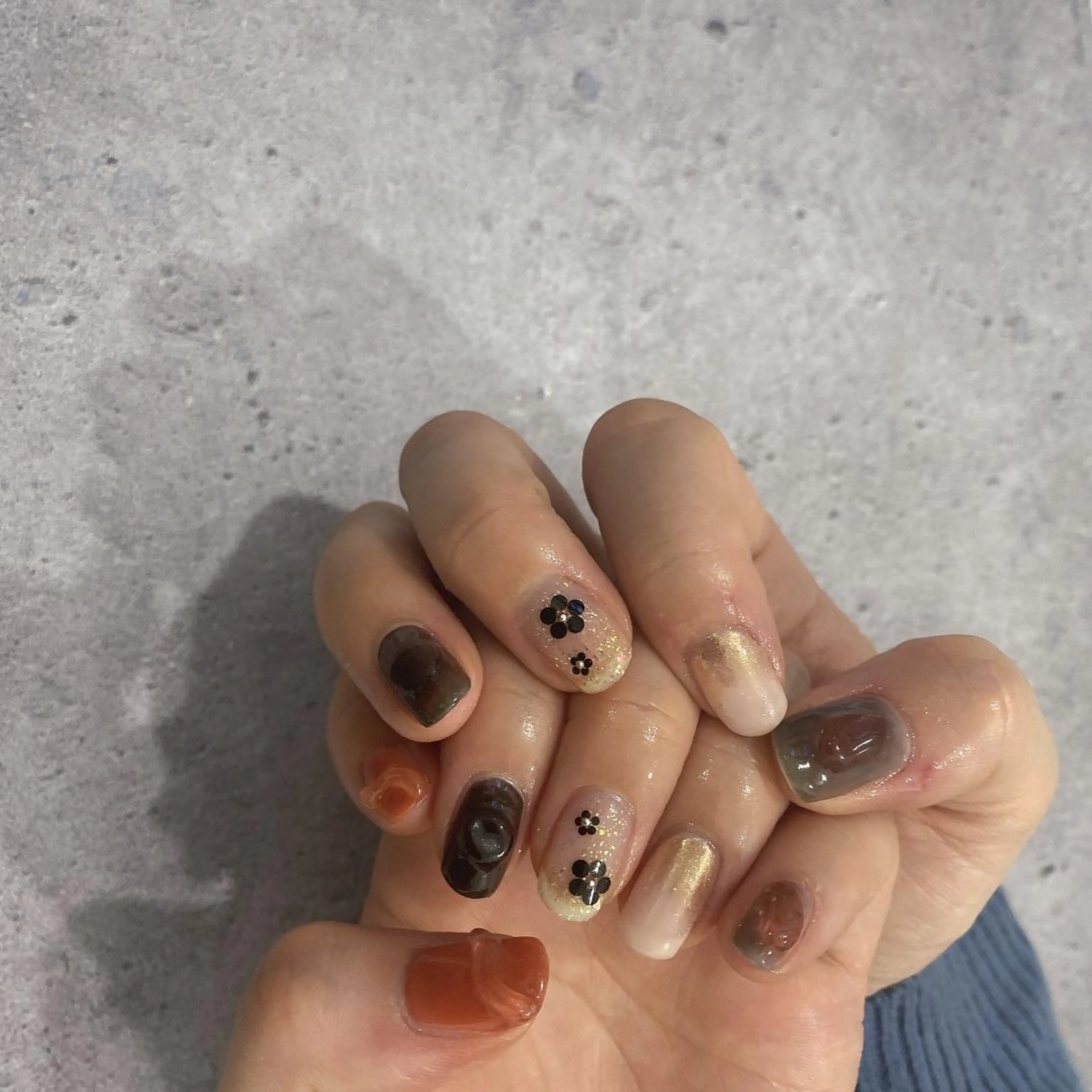 ネイル ミラーネイル SOL NAILのネイルデザイン