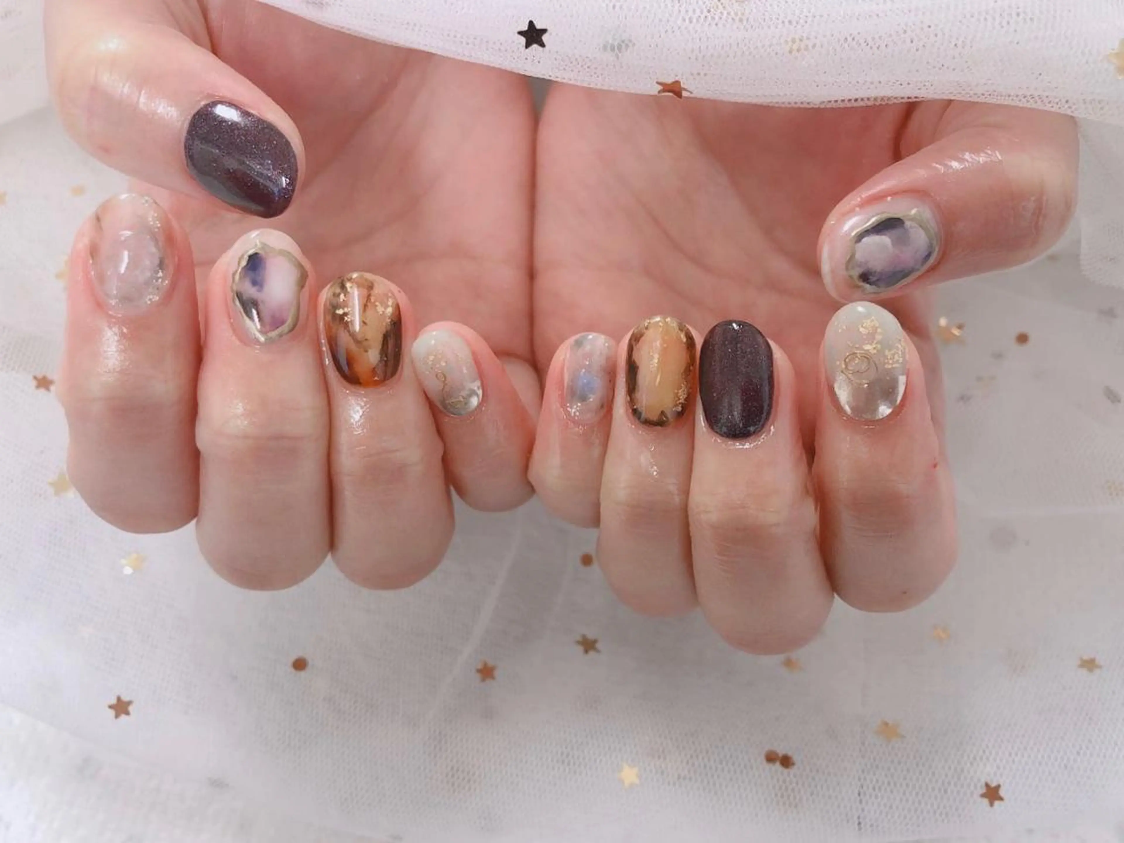 ネイル MiKi Nai池袋 長さだし得意のネイルデザイン