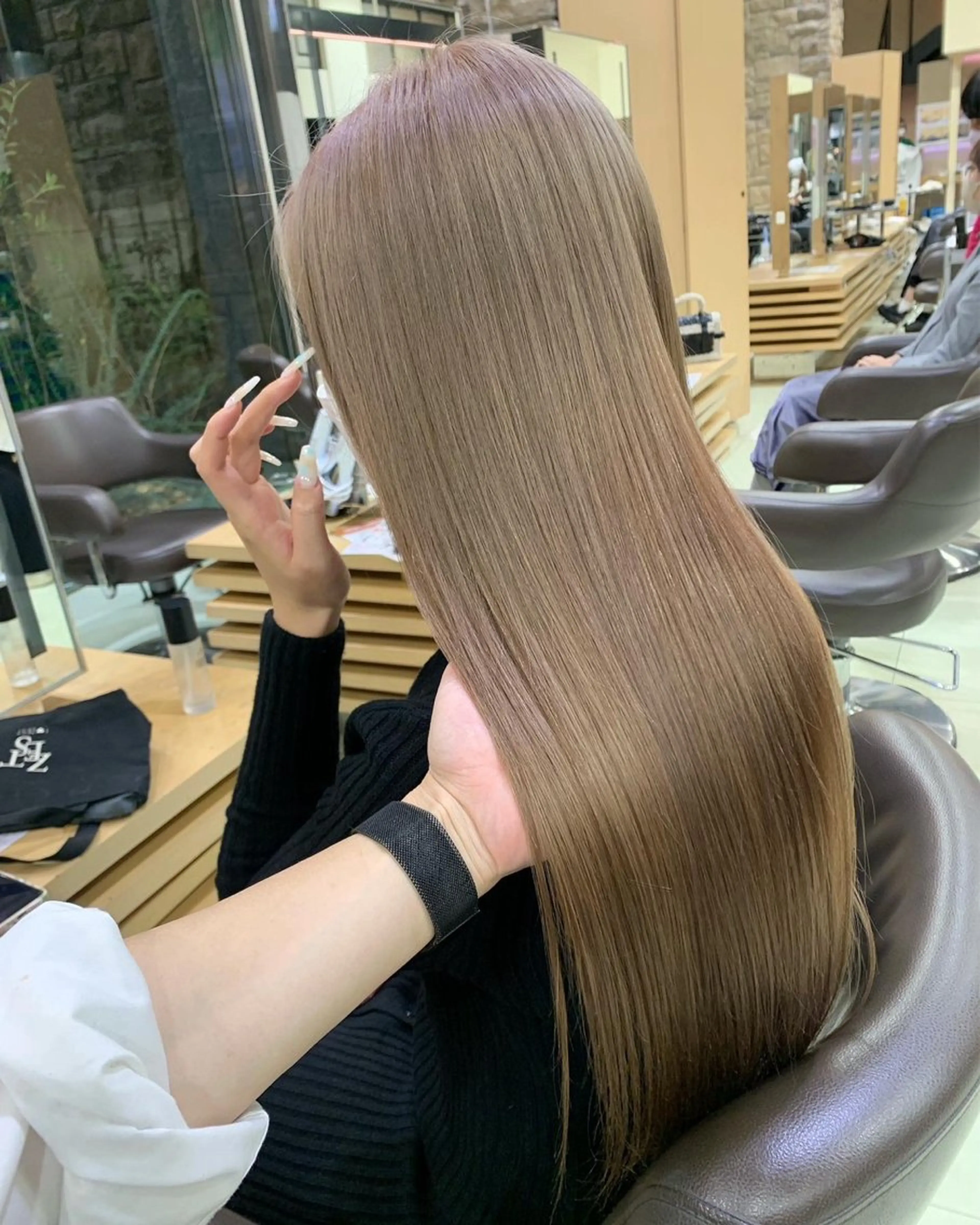 ロング カラー ヘアカラー トリートメント ヘッドスパ ヘアセット 🫧カット/パーマ /ネイル/かりん🫧のヘアスタイル