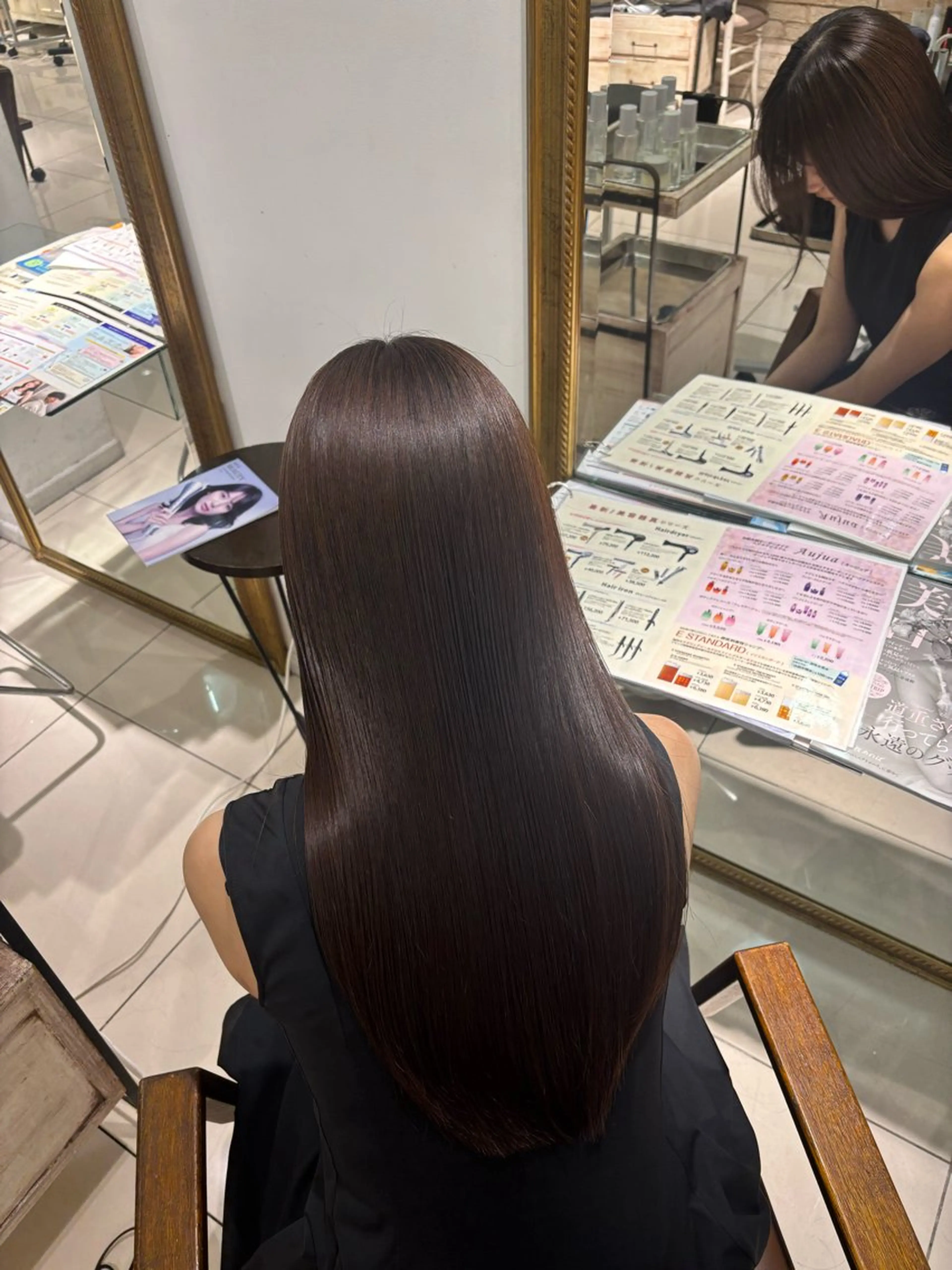 ロング トリートメント ヘッドスパ 韓国カシスピンク🩰 mai🐰ྀི🤍のヘアスタイル