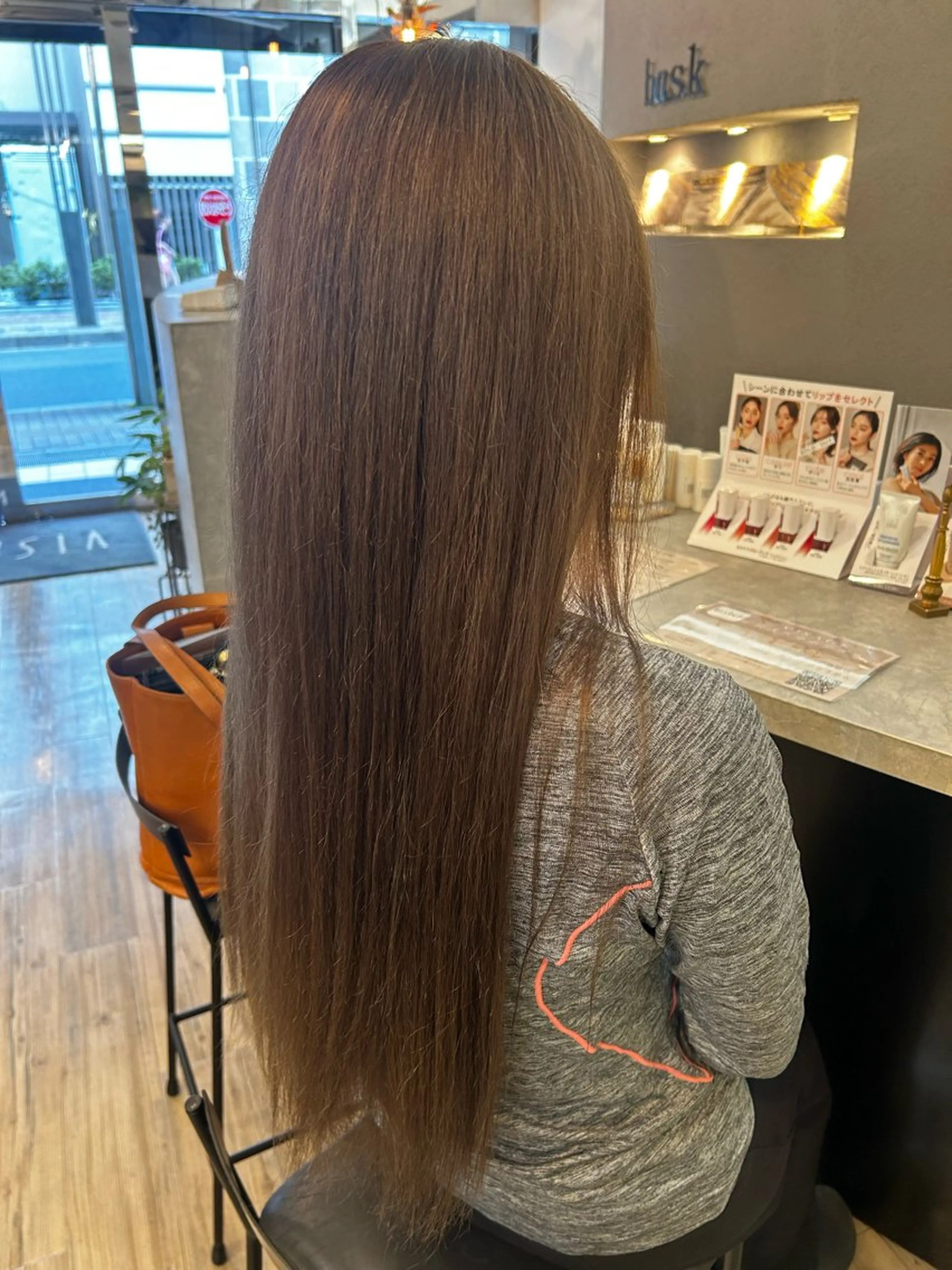 ロング カラー ミナミ🩰デサインカ ラー♡ヘアセットのヘアスタイル