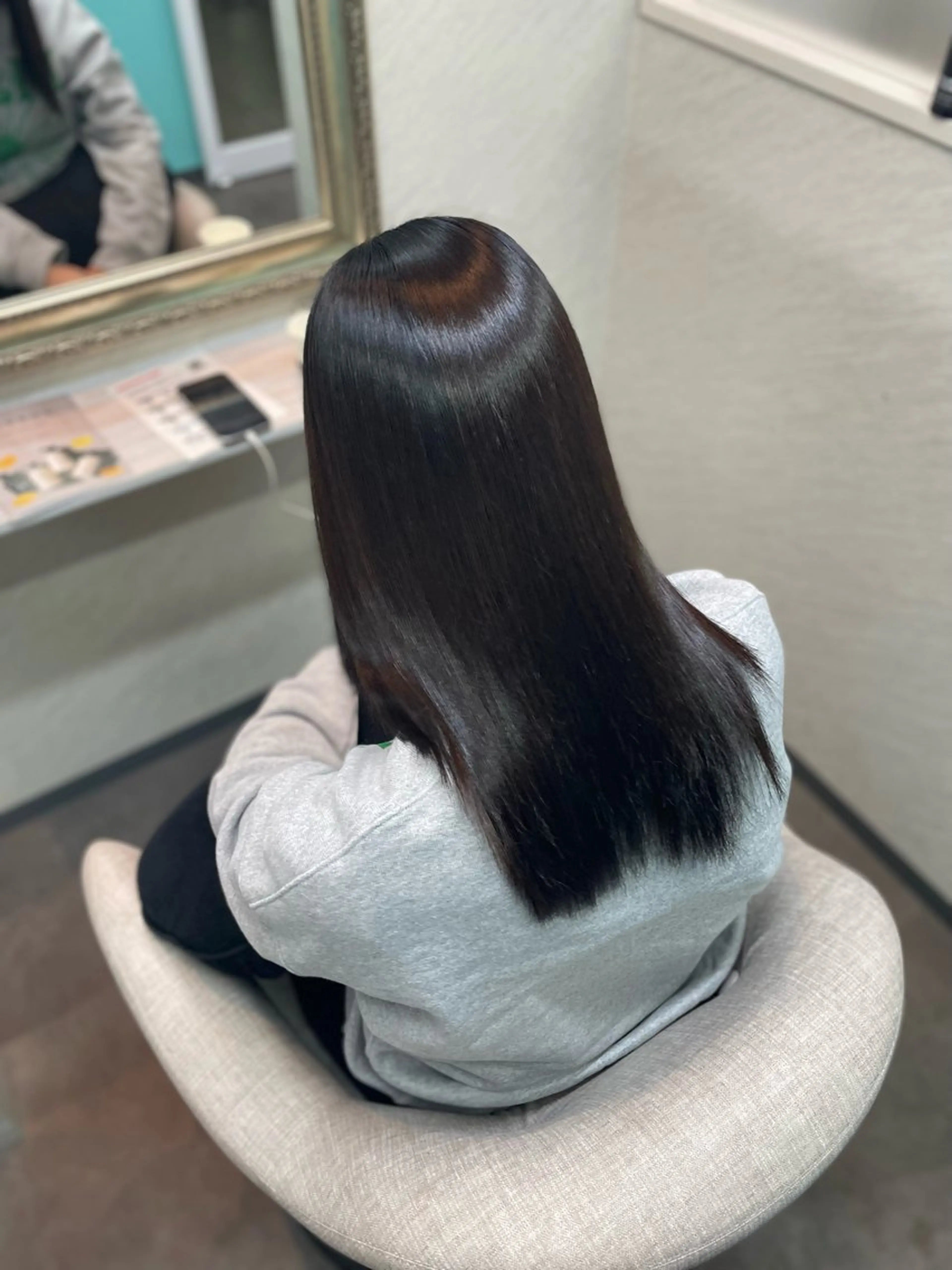 ミディアム 縮毛矯正 ヘッドスパ アンナ 髪質改善/縮毛矯正のヘアスタイル