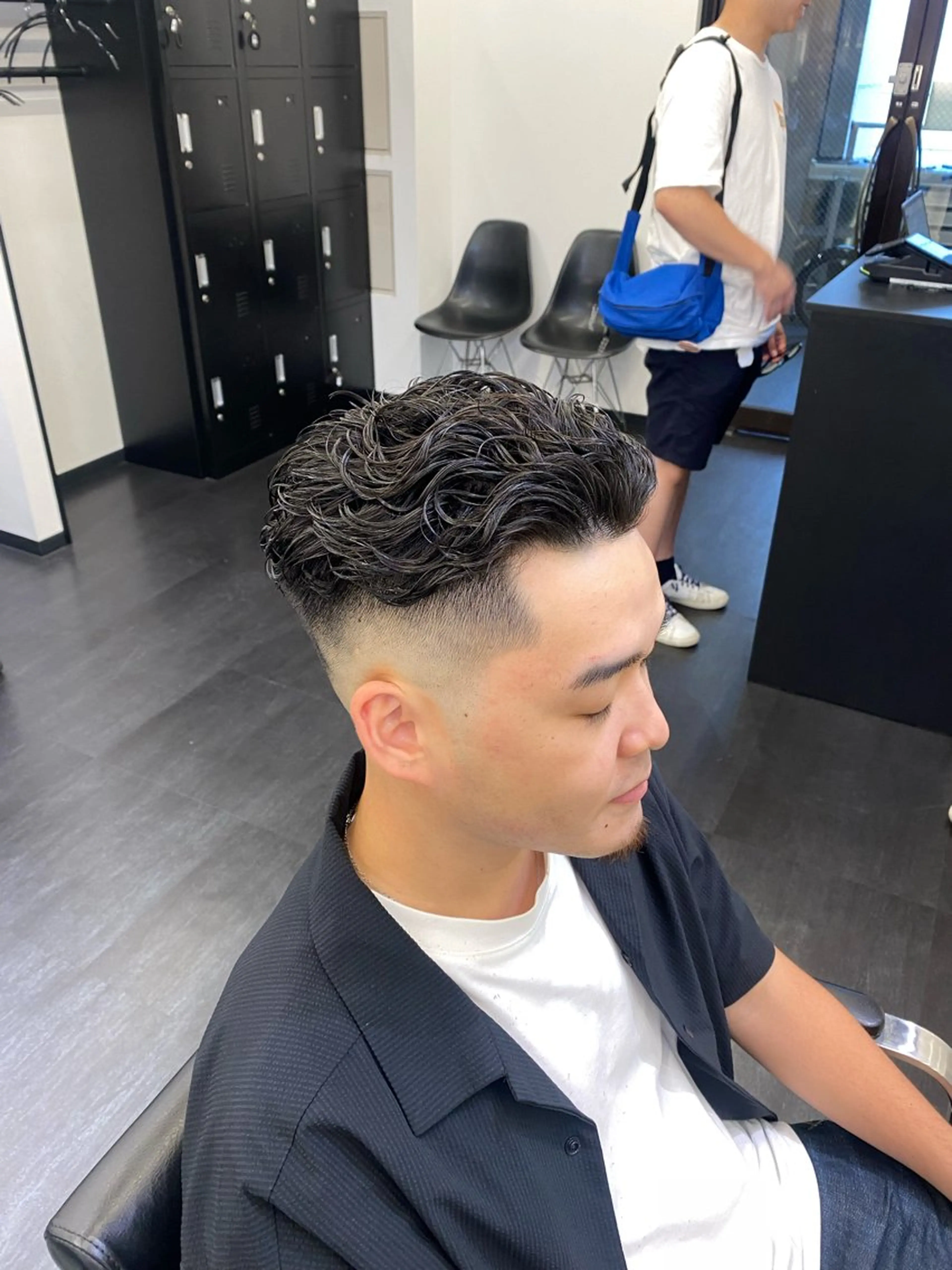 パーマ メンズ オールバック メンズパーマ カット パーマ ヘアセット 🦁メンズ神特化🦁 12月限定/隆太郎のヘアスタイル