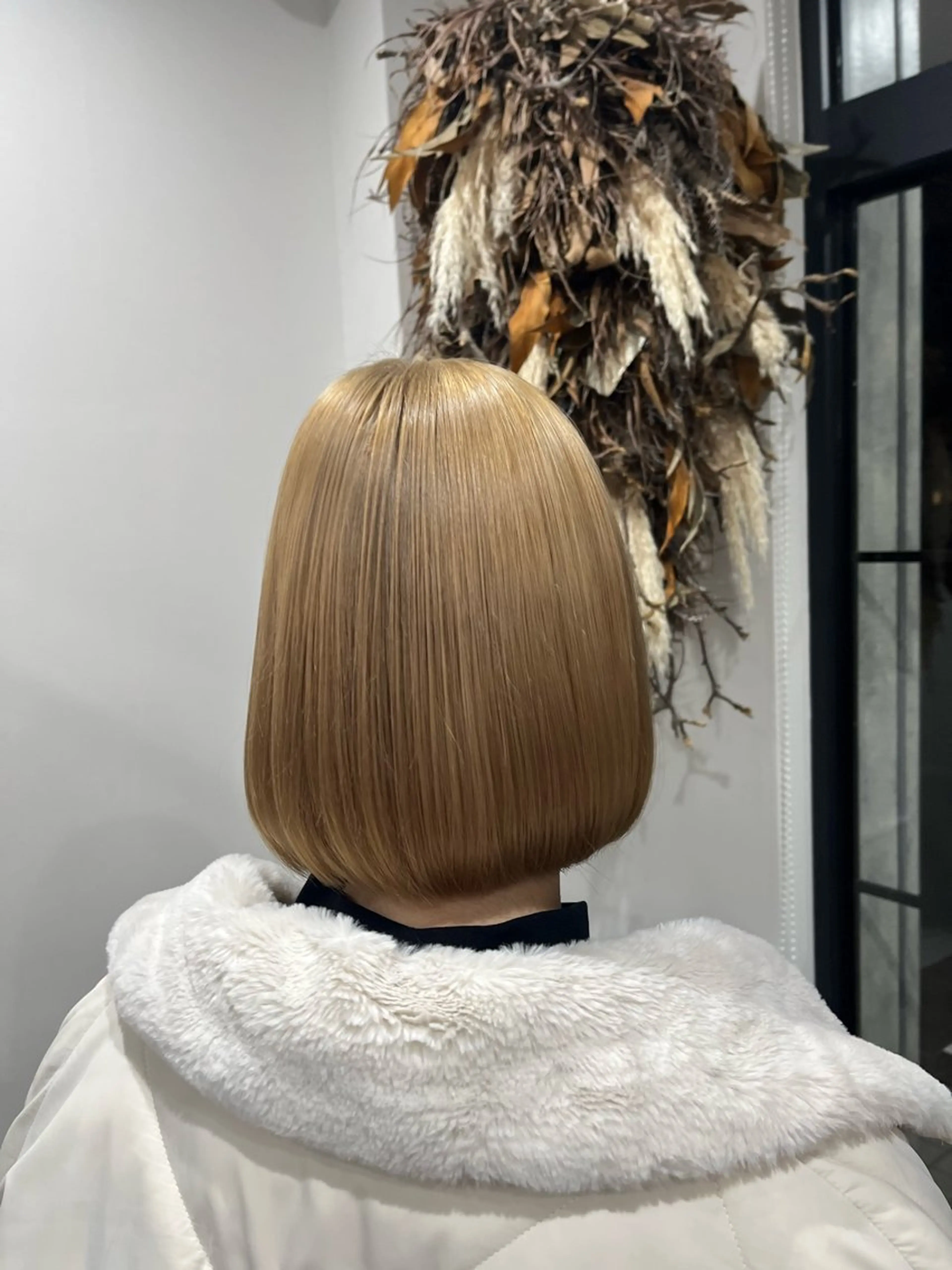 カラー ブリーチ ヘアカラー 🖱️ナチュラルヘア 鍋谷美帆🖱️のヘアスタイル