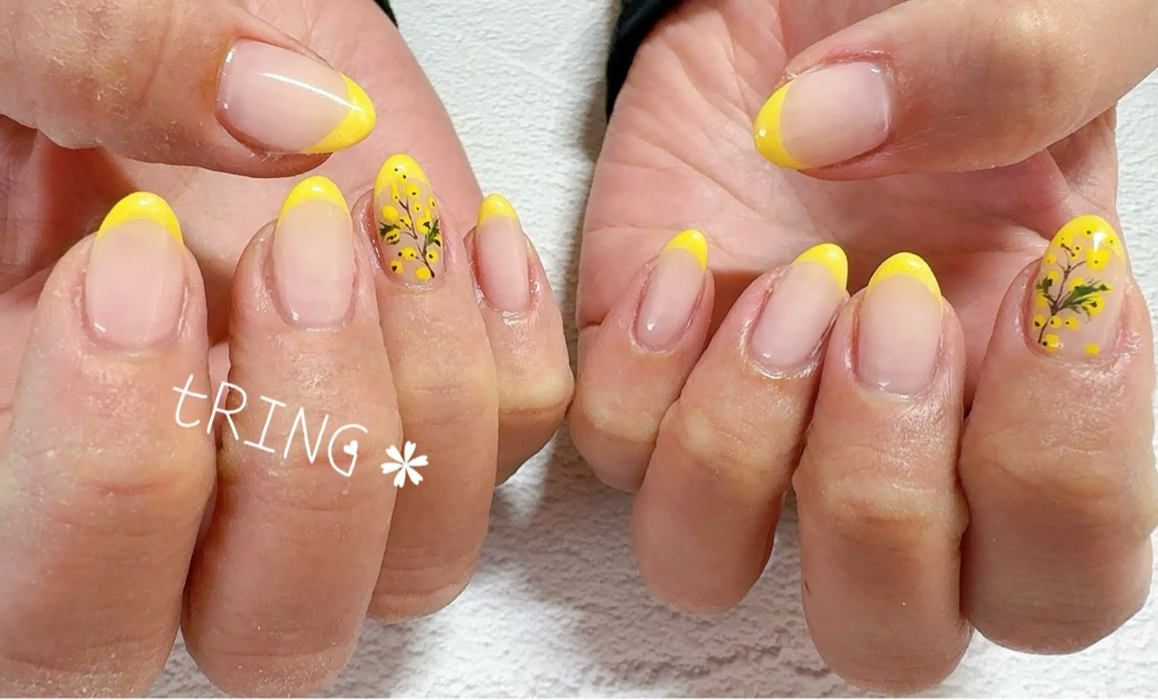 ネイル ハンドネイル tRING＊ しいの木台のネイルデザイン
