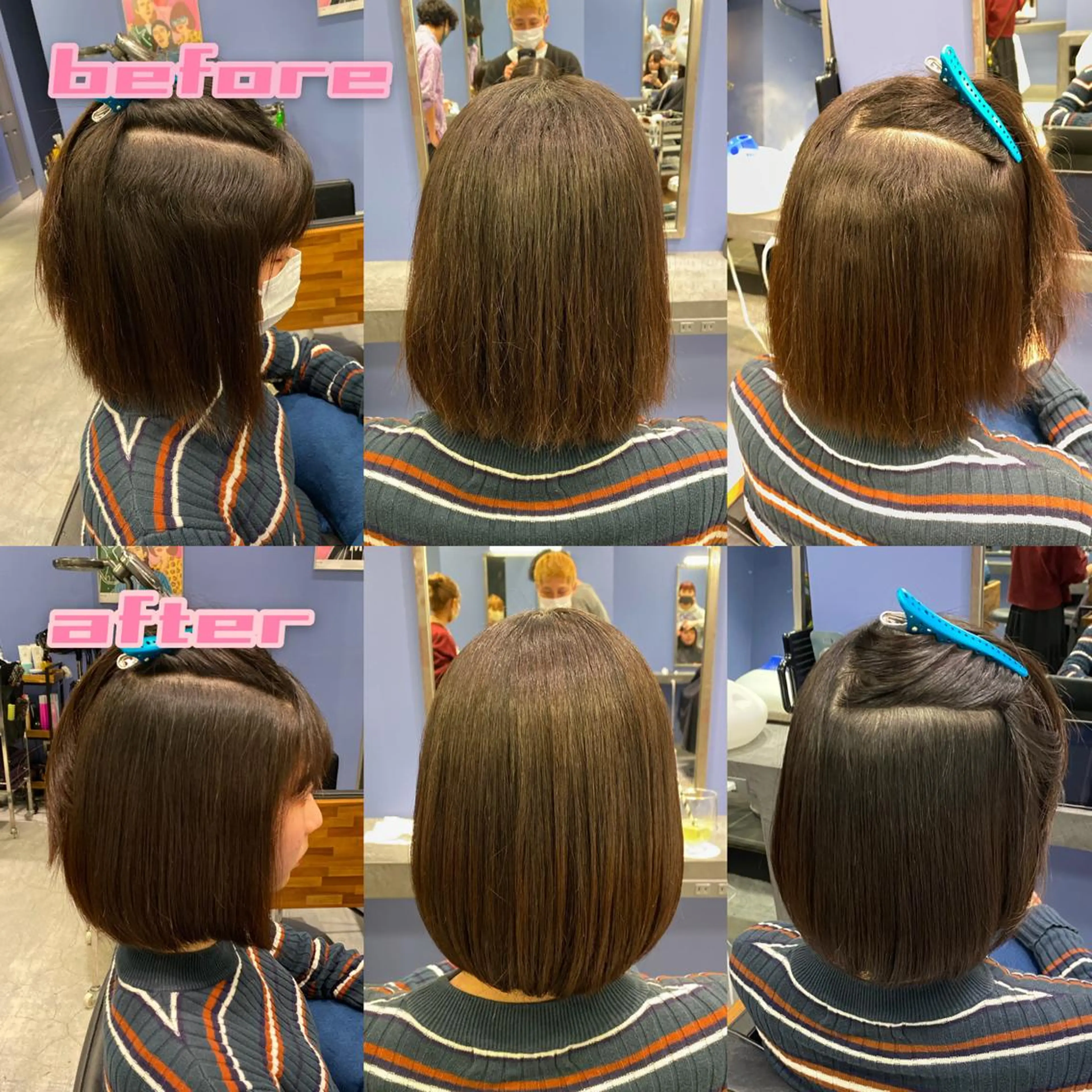 ミディアム パーマ ストレートパーマ カット 縮毛矯正 "ブリーチ縮毛矯正” /デサキショウヘイのヘアスタイル