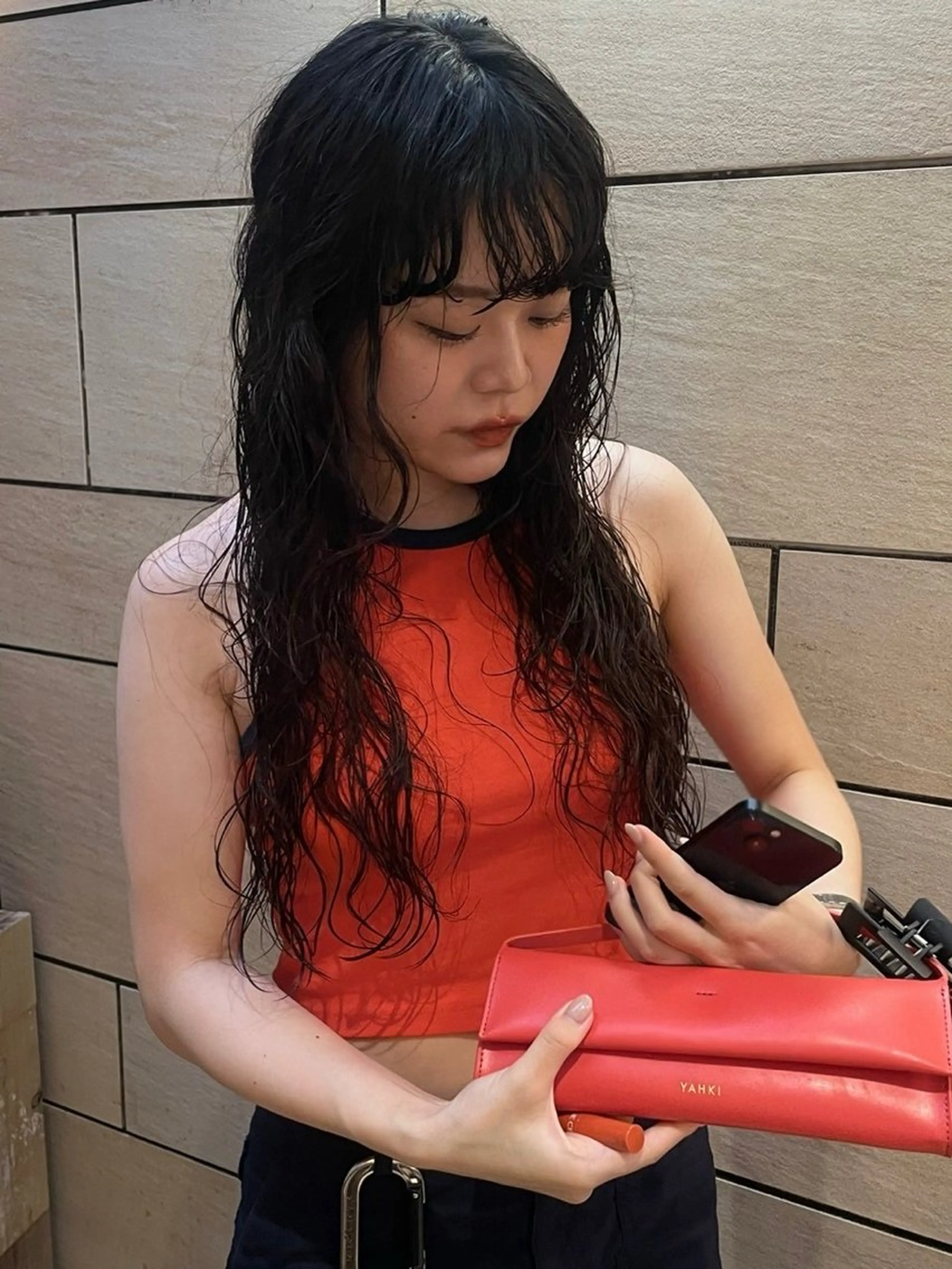 ロング 🍁レイヤー.ニュア ンスパーマ.🍁陸来のヘアスタイル