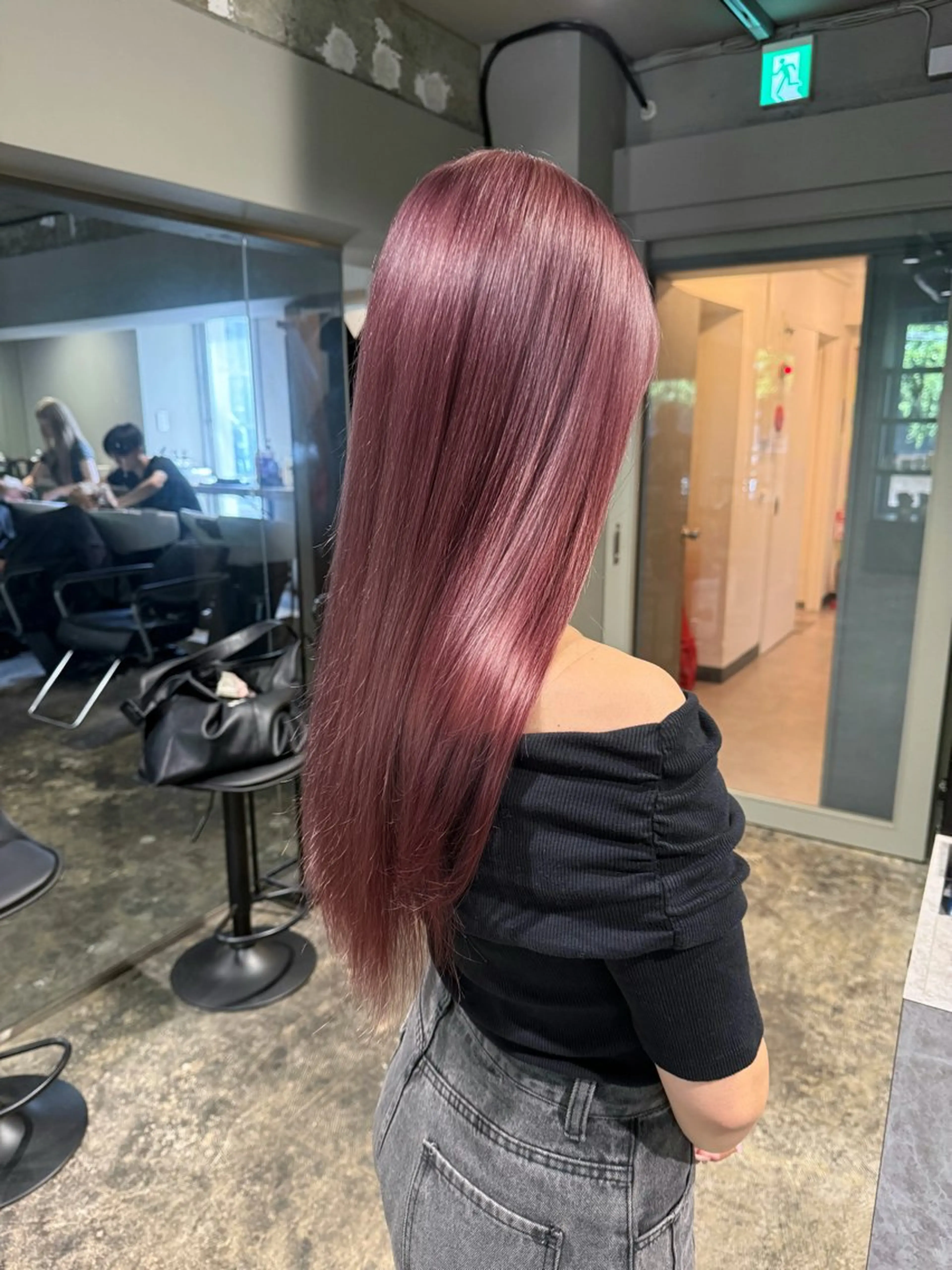 セミロング カラー ヘアカラー トリートメント ヘッドスパ ヘアセット ROIS渋谷【ロイス】所属・高橋大樹/ブリーチ/ ミルクティーベージュのヘアスタイル