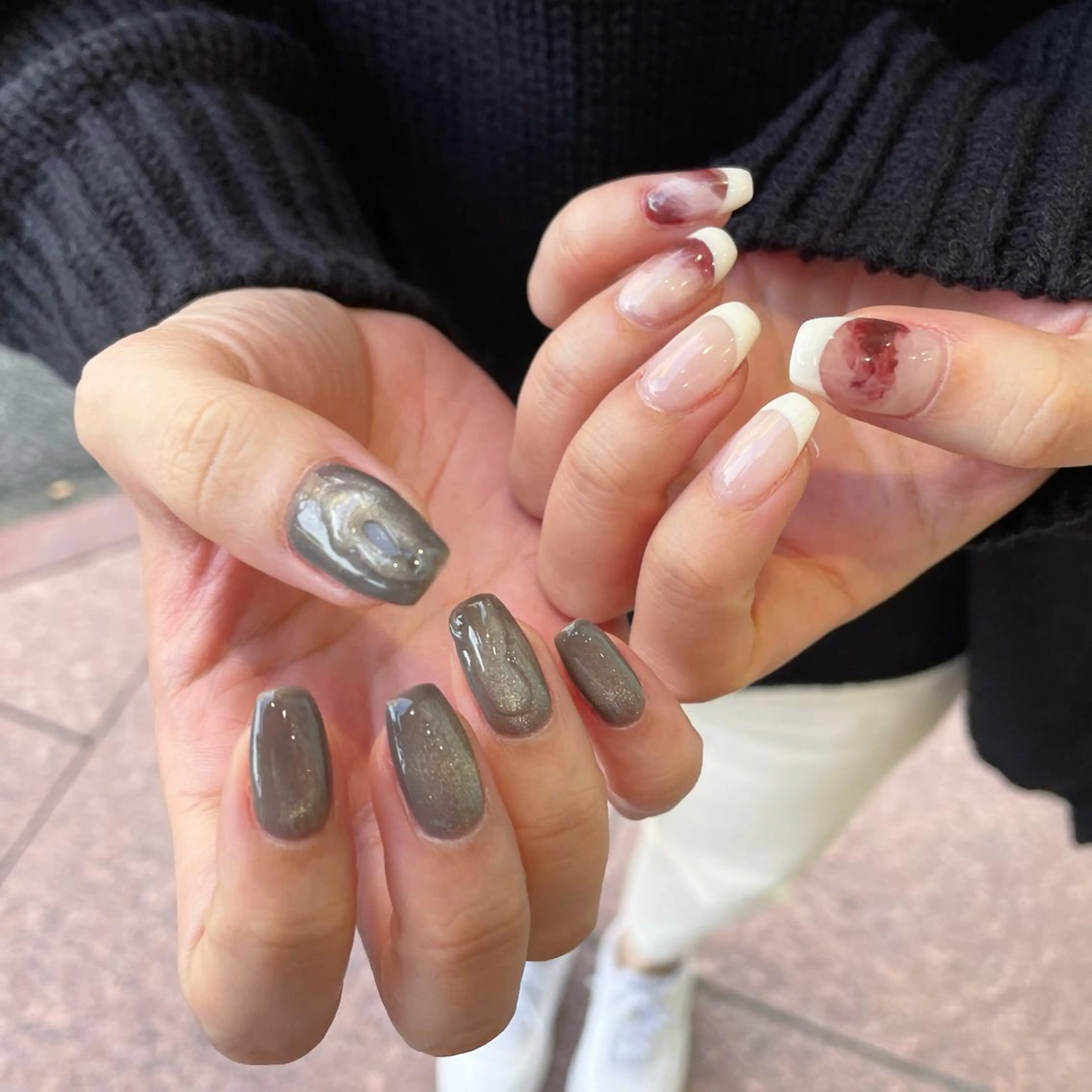 ネイル ハンドネイル Ash関内ネイリスト 荒木晴香のネイルデザイン