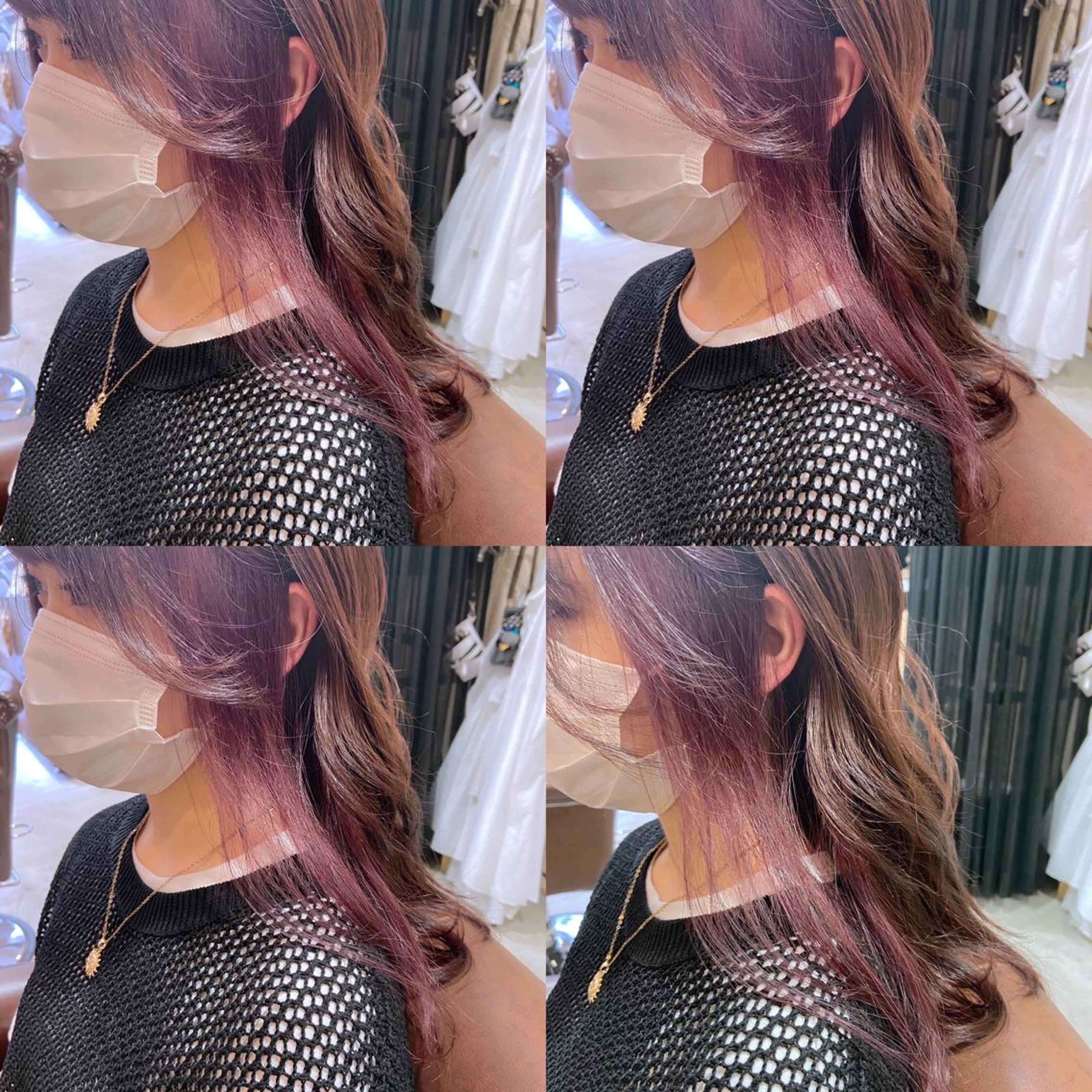 セミロング ✨ミニモ限定価格◎ ブリーチ無しカラーのヘアスタイル