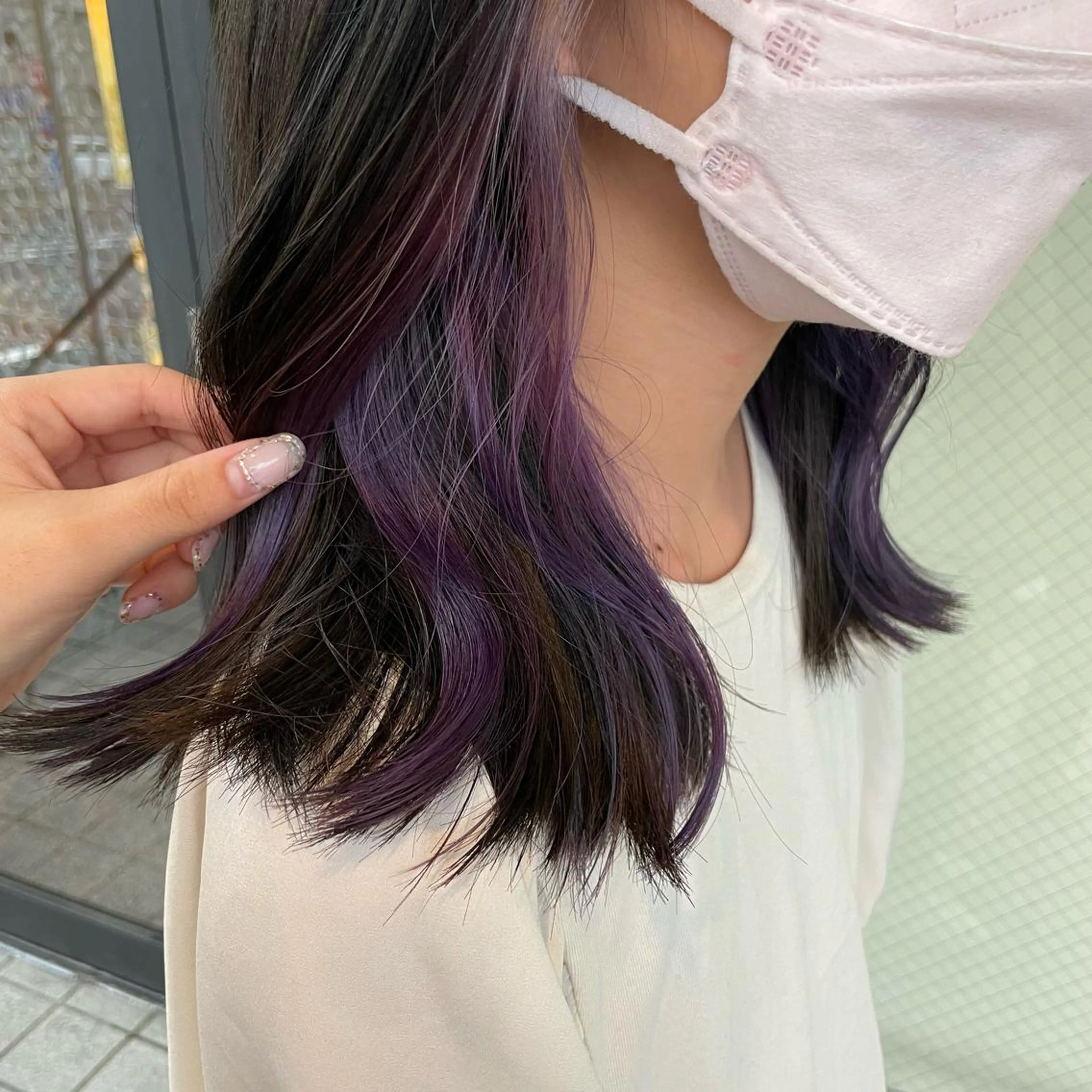 セミロング カラー カット ヘアカラー トリートメント 艶髪/巻ける縮毛矯正 /髪質改善naoのヘアスタイル