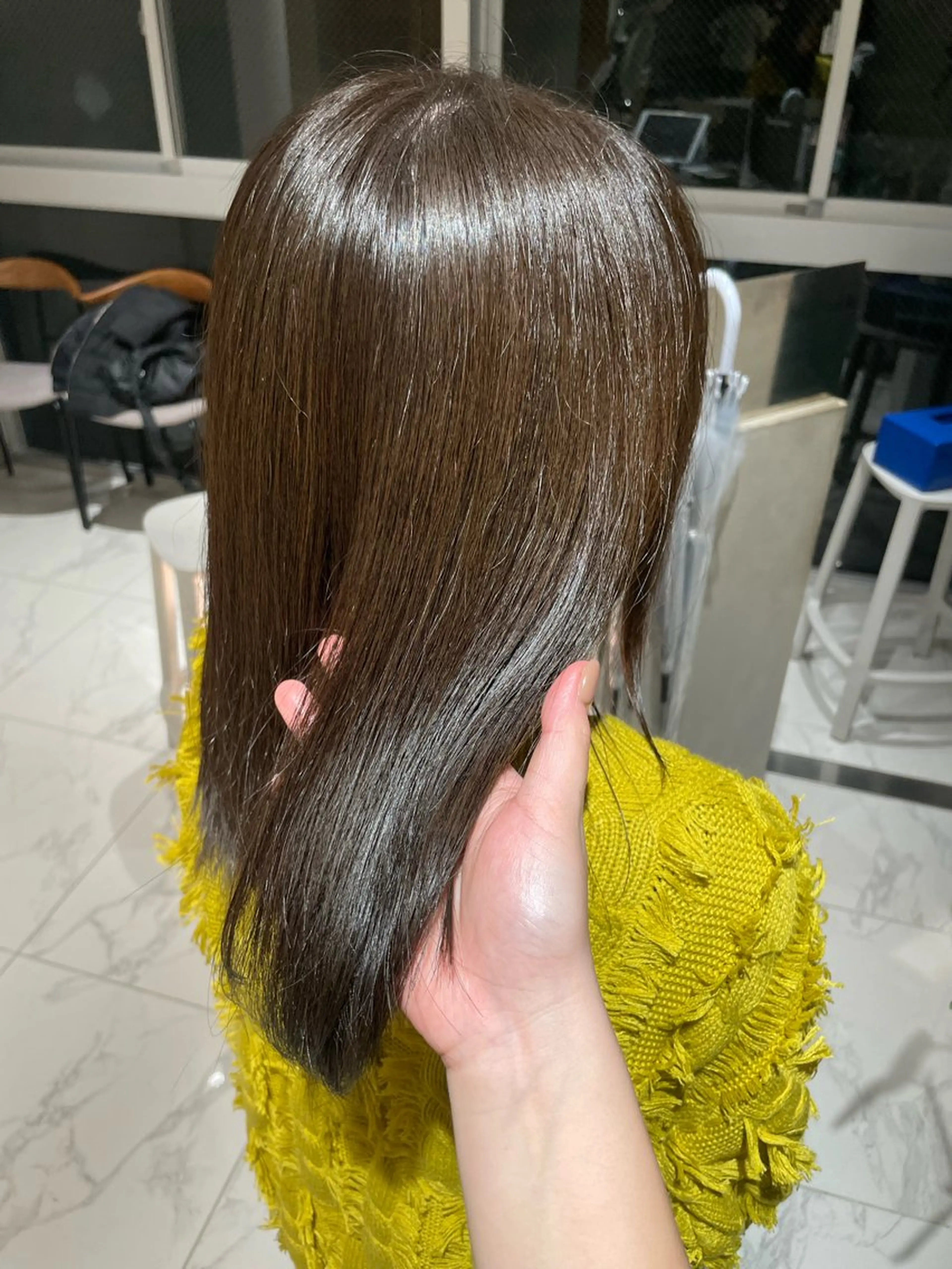 セミロング ヘアカラー RIN⌇ メンズ⌇ 艶カラー🌙のヘアスタイル