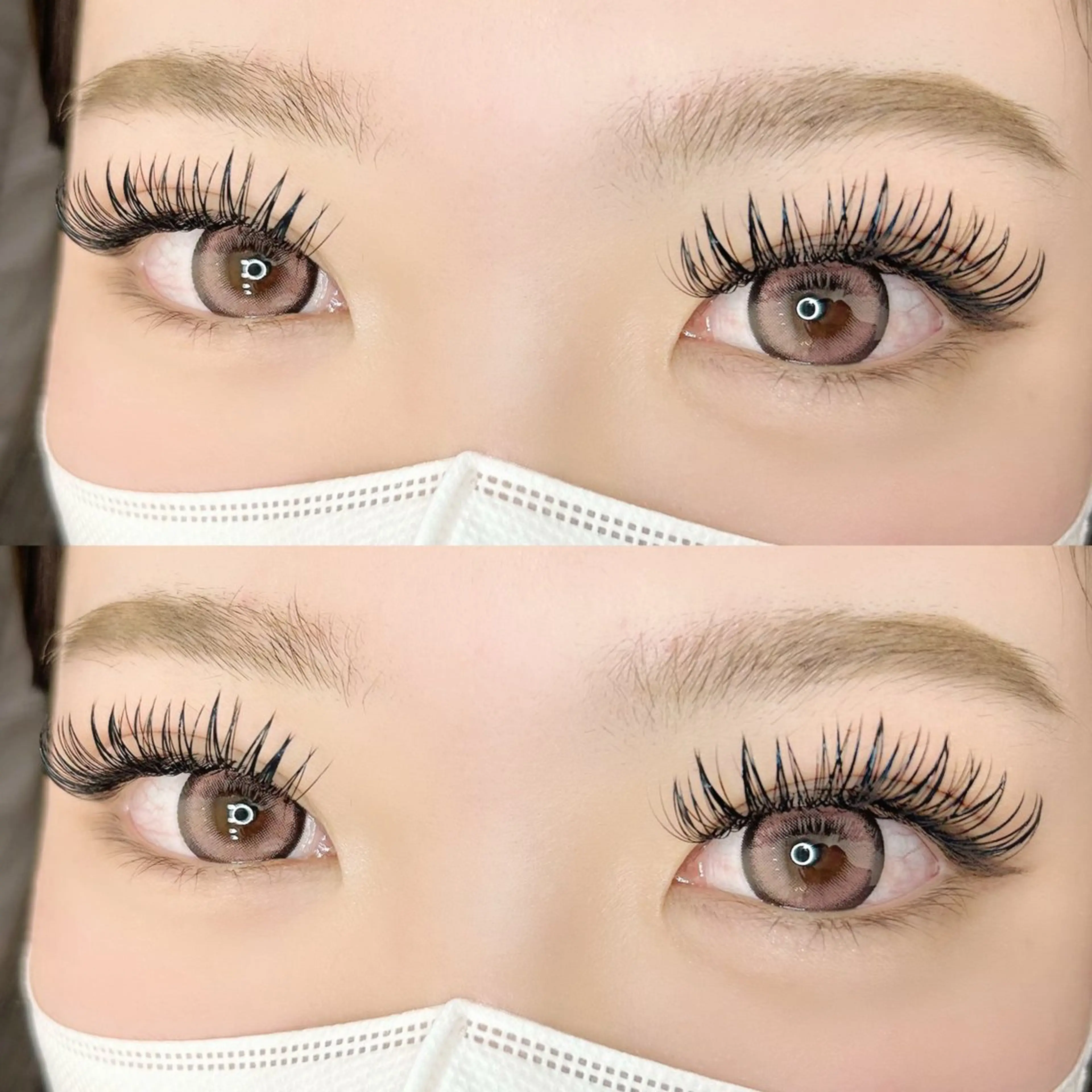 マツエク・マツパ フラットラッシュ ナチュラル grace produce by picasso門田屋敷店所属・grace 多田のマツエク・マツパデザイン