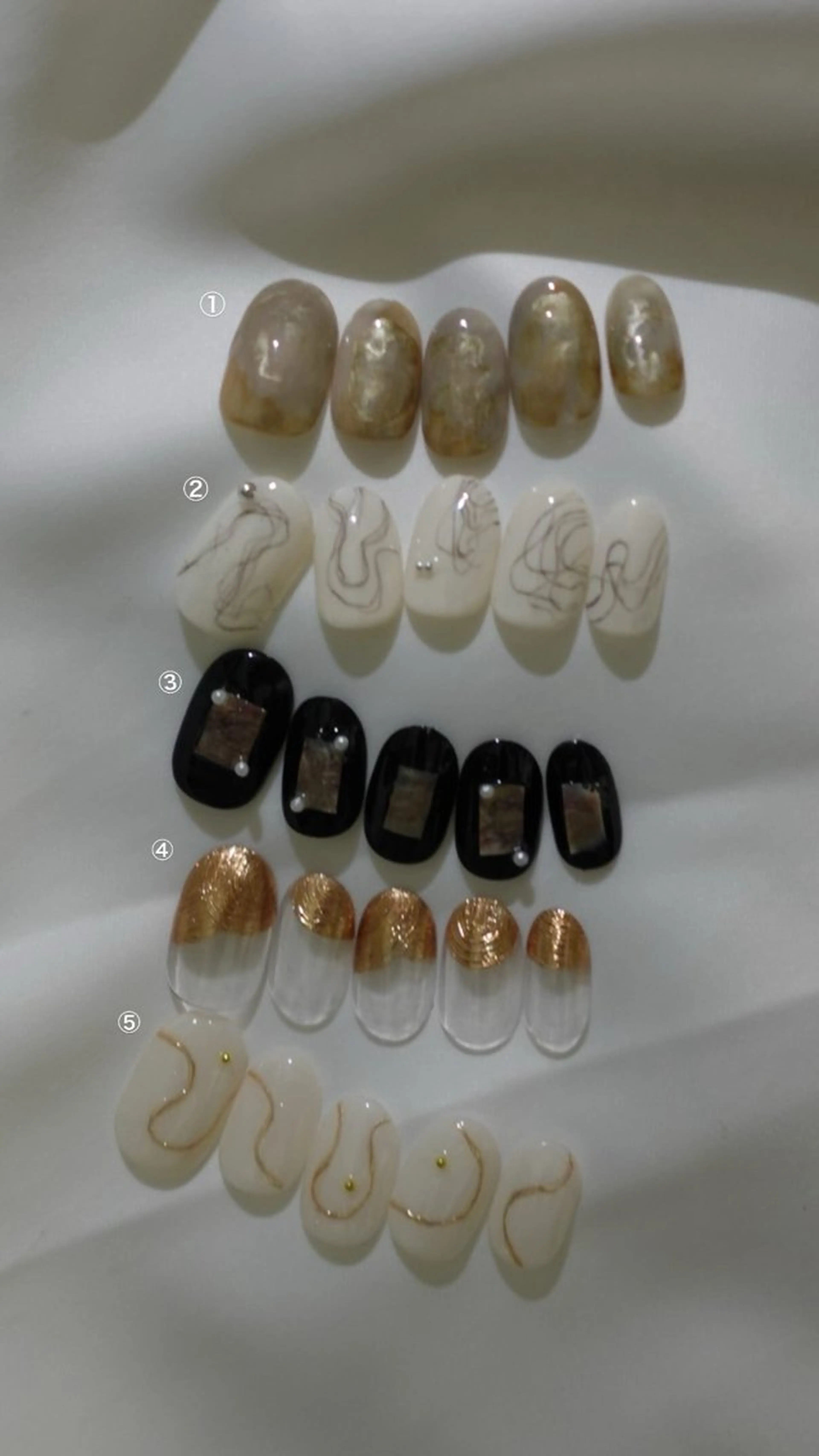 sample design ①​〜​⑤ 他店オフありの写真