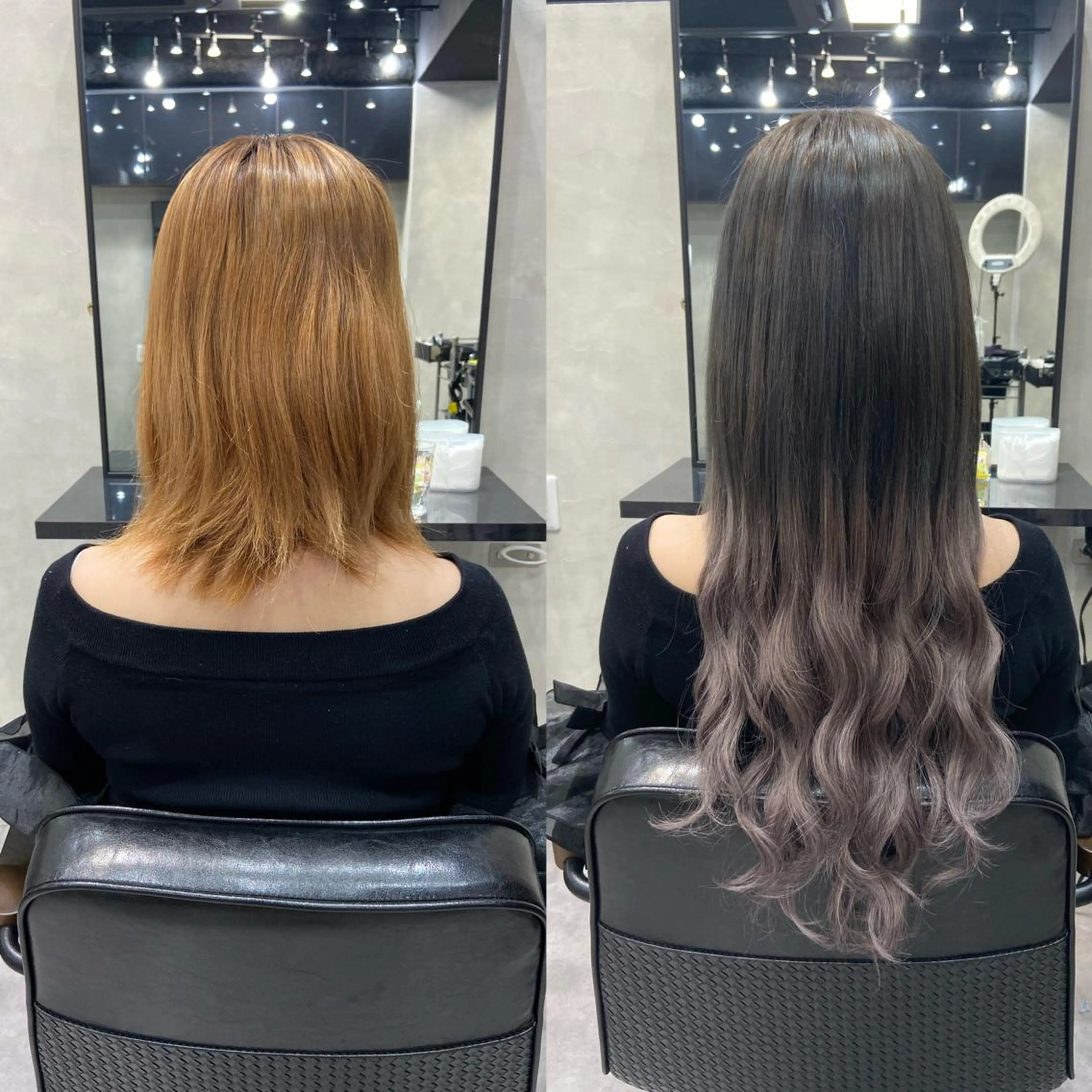 セミロング カラー ヘアアレンジ ar+ ❤︎ maiのヘアスタイル