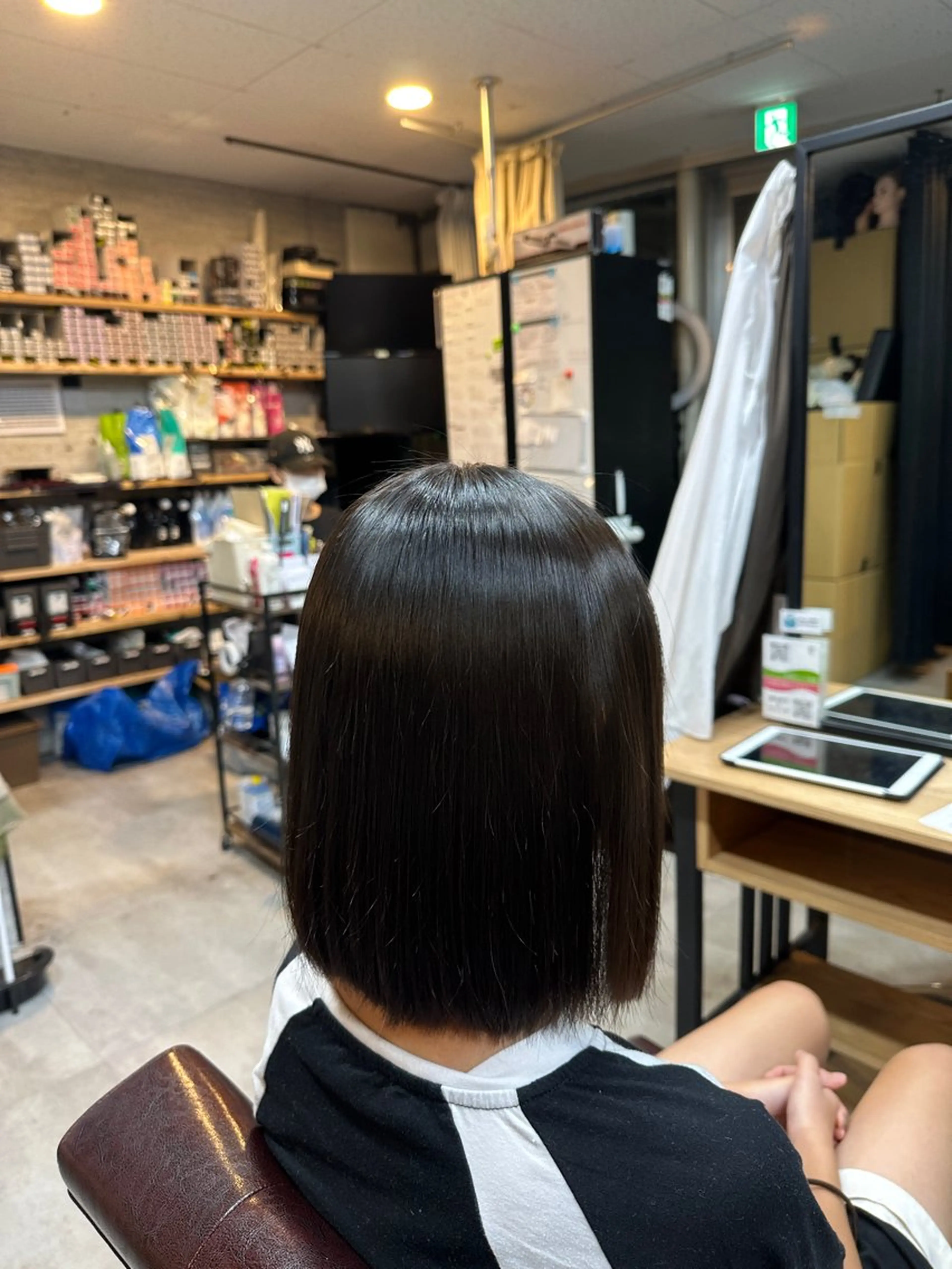 ショート カット 縮毛矯正 peqss/ keita🏄‍♂️のヘアスタイル