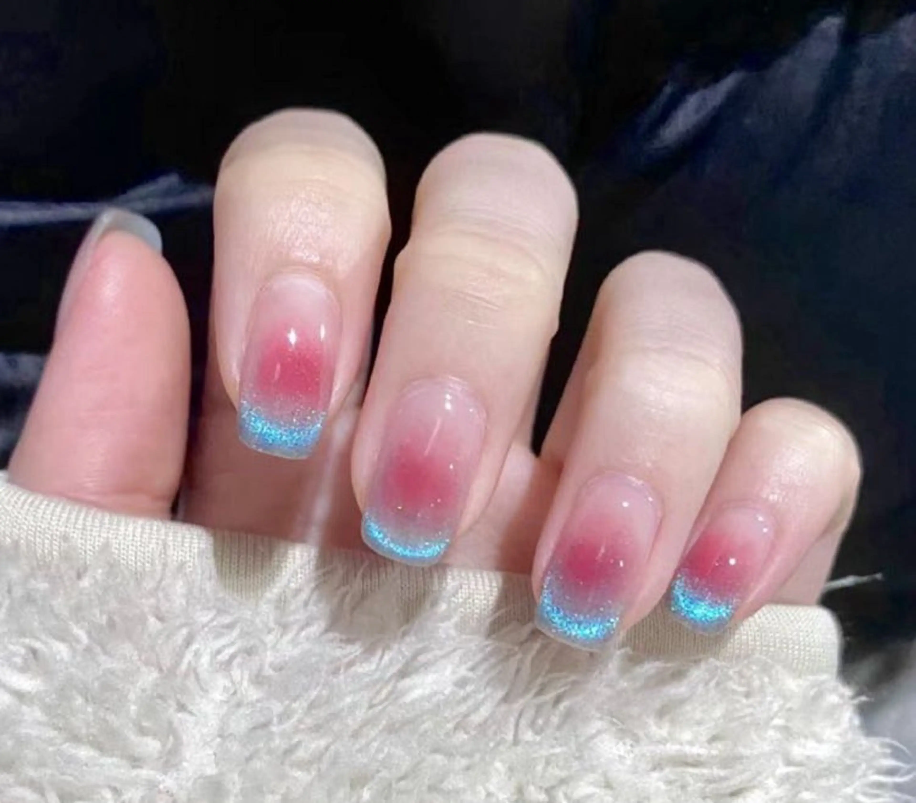 ミディアム Dione Nail 長さだし モデル募集のネイルデザイン