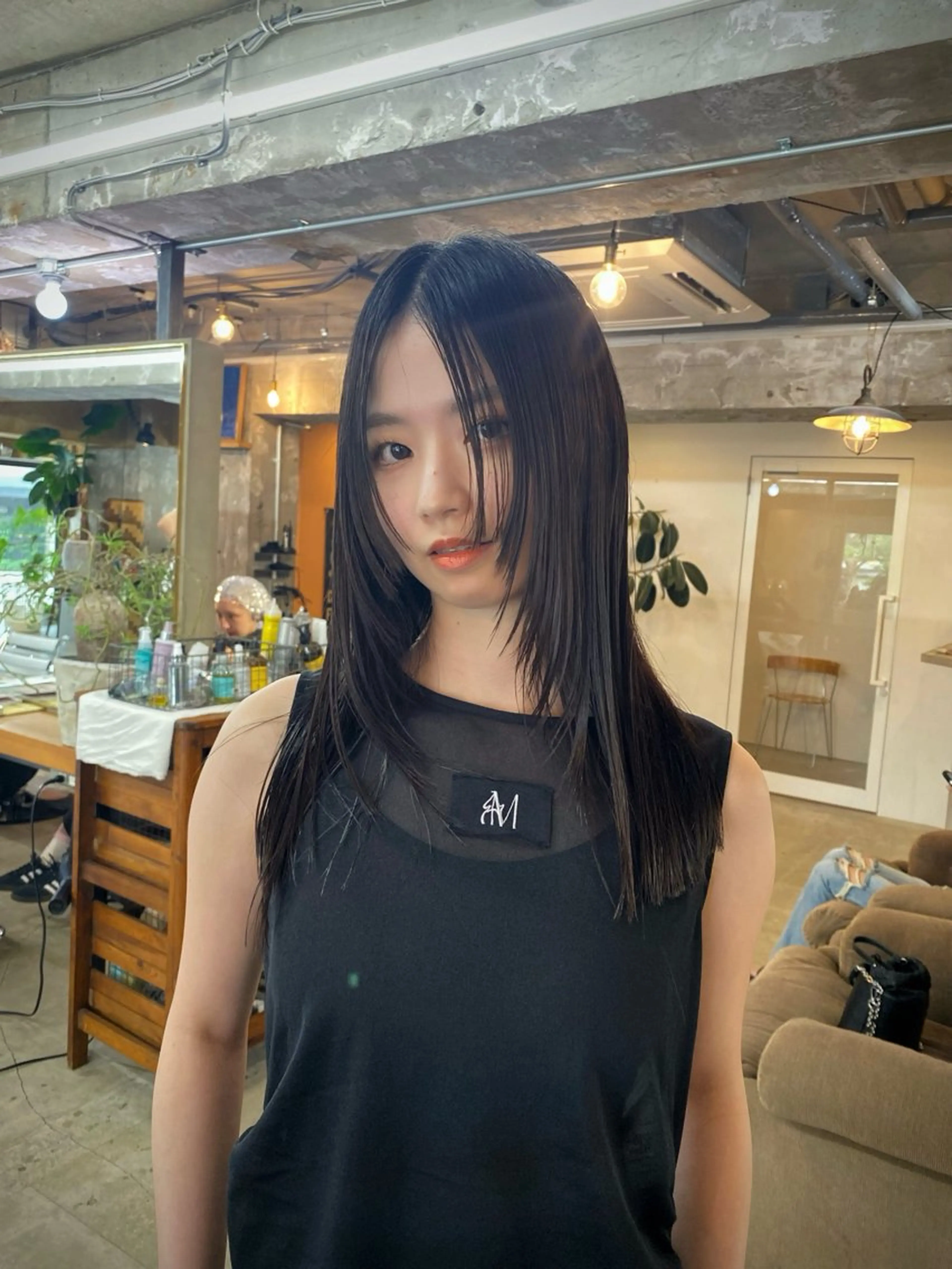 セミロング カット KEI gattacaのヘアスタイル