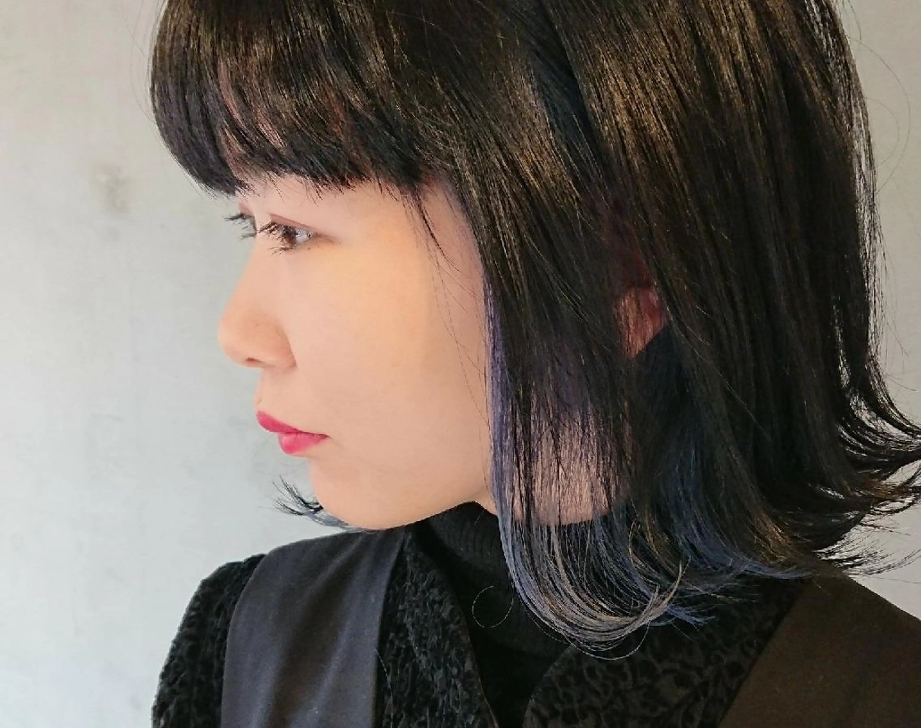 ショート カラー インナーカラー ラベンダーカラー ラベンダーグレー coii コイ【原宿/表参道】のヘアスタイル