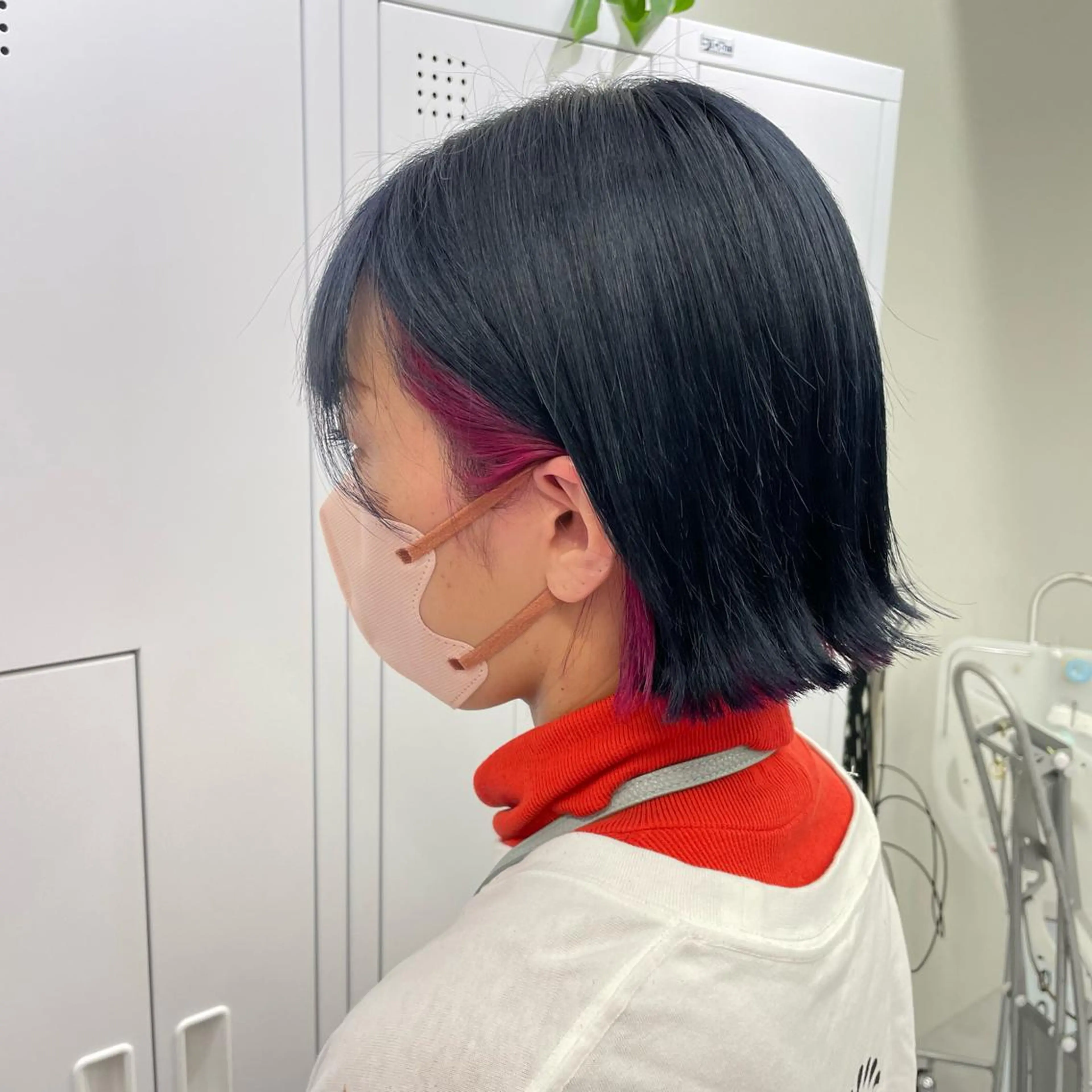 ミディアム カラー ヘアカラー ate.心斎橋 RYUKAのヘアスタイル