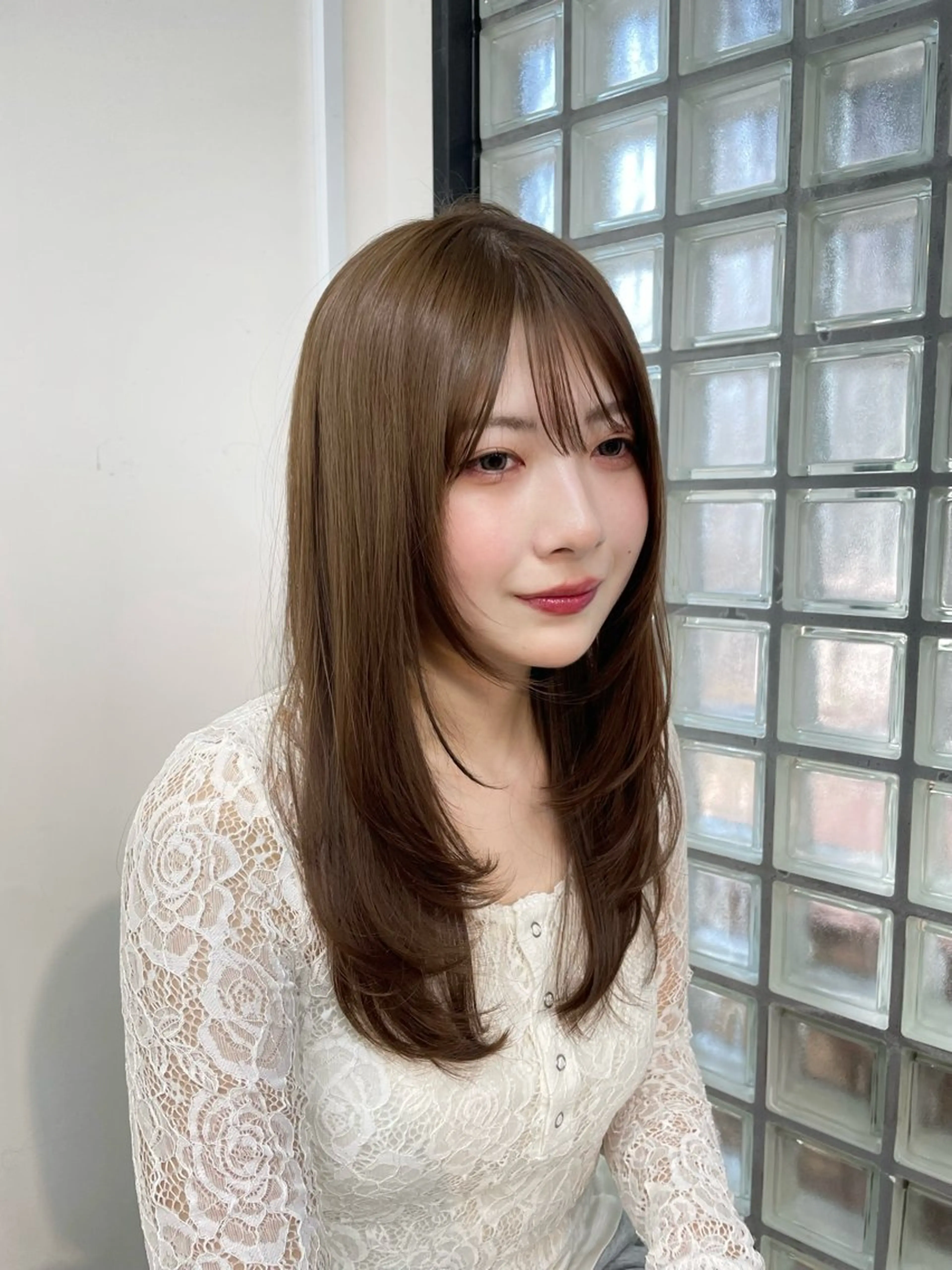 ロング カット 🍑暖色／レイヤー／ 真希🎀のヘアスタイル