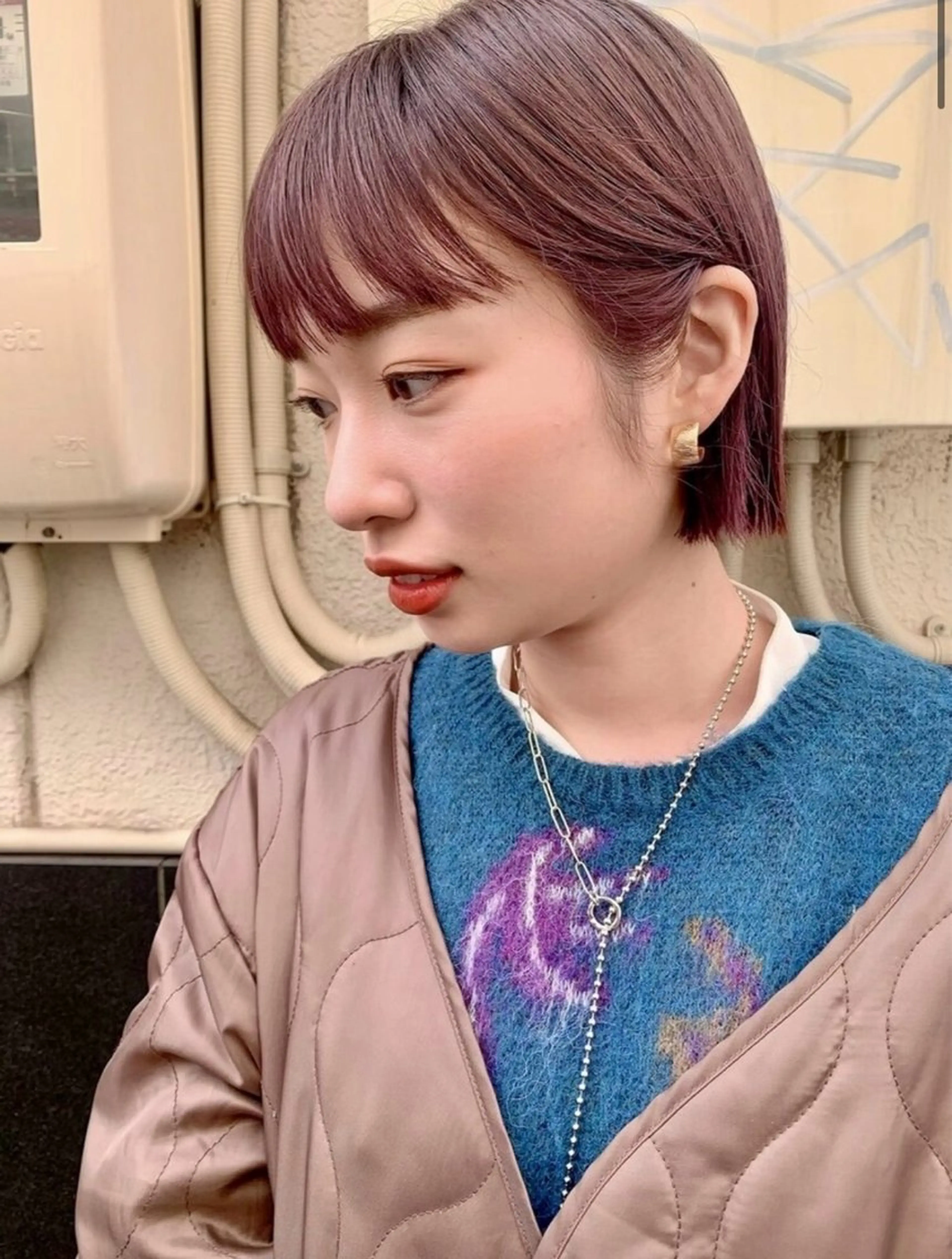 ショート カラー MIKU 岡山／倉敷のヘアスタイル