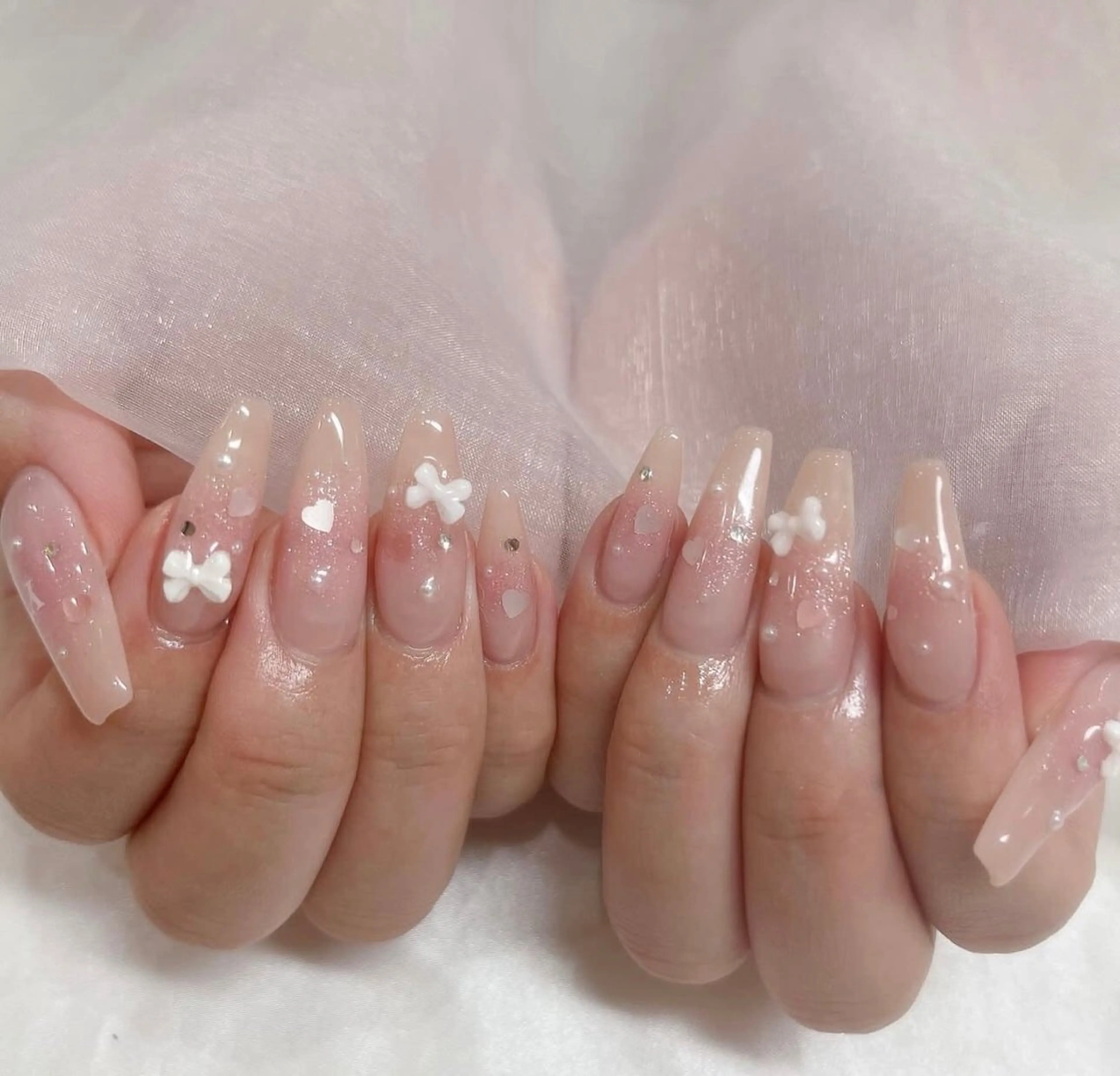 ネイル アートネイル ジェルネイル ニュアンスネイル シンプルネイル ハンドネイル Jenn Nail Shinokuboのネイルデザイン