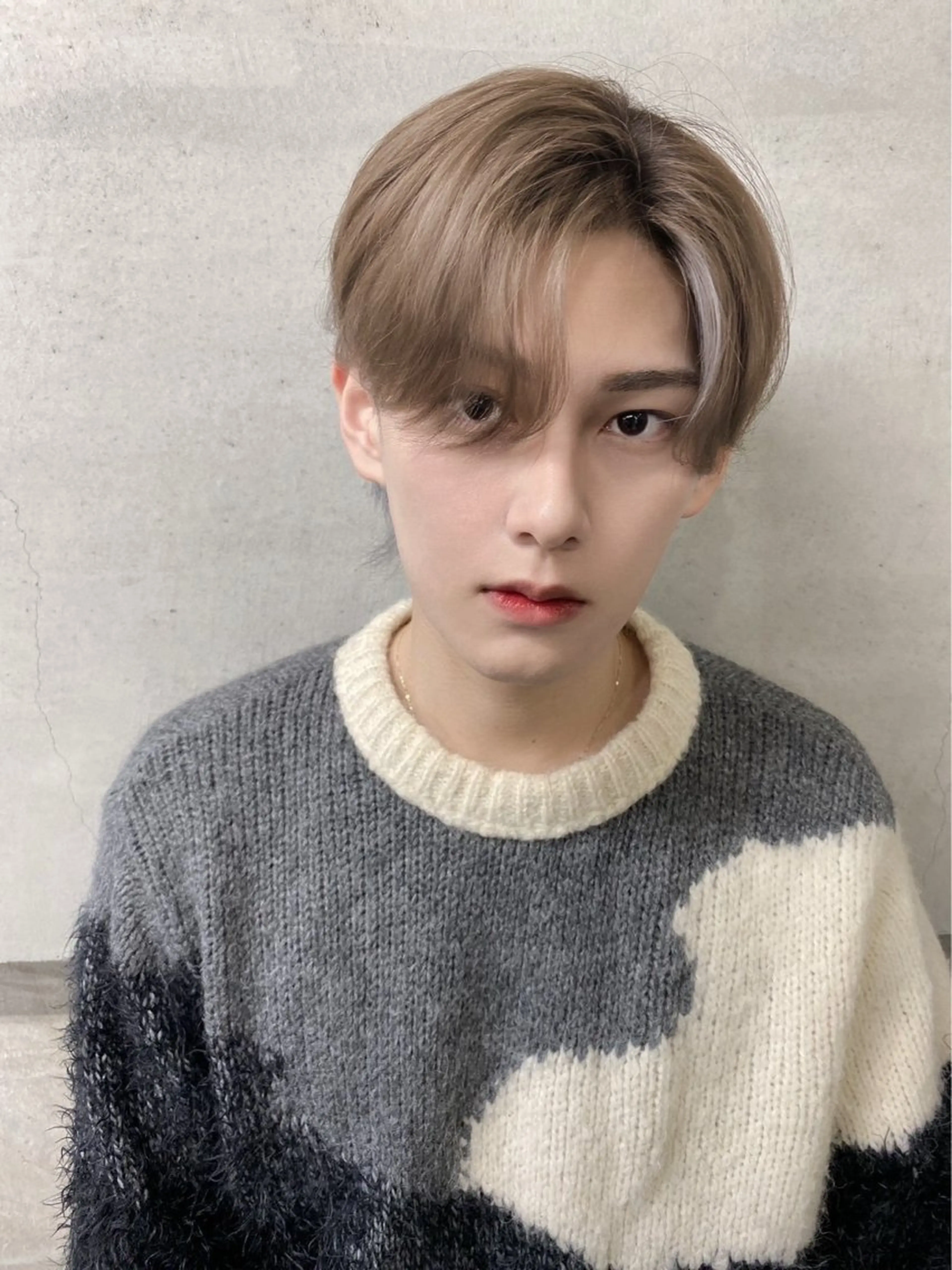 ショート メンズ ヘアカラー 松田 潤平のヘアスタイル