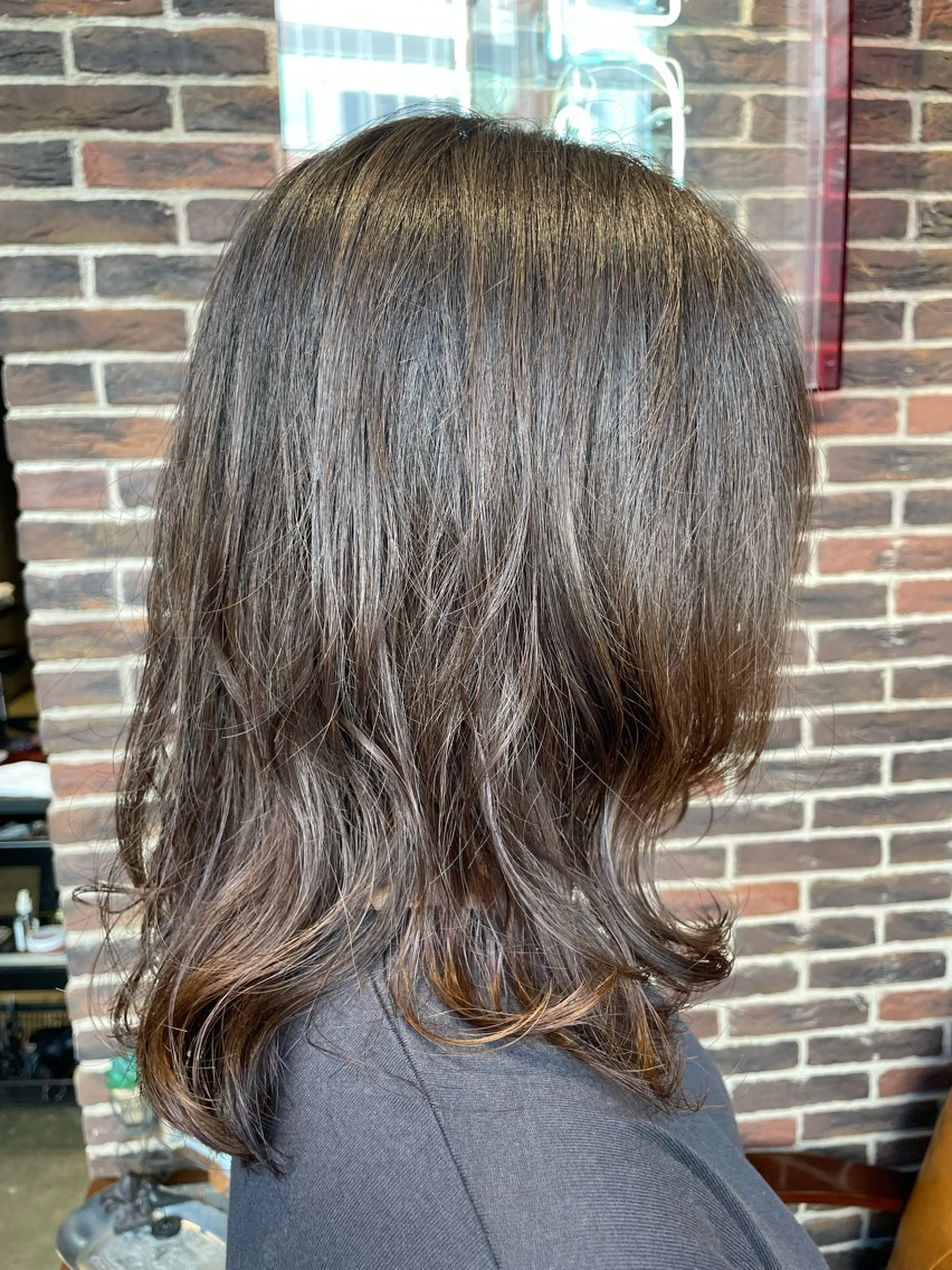 ミディアム パーマ カット パーマ Hair salon 6所属・照井 奈保子のヘアスタイル