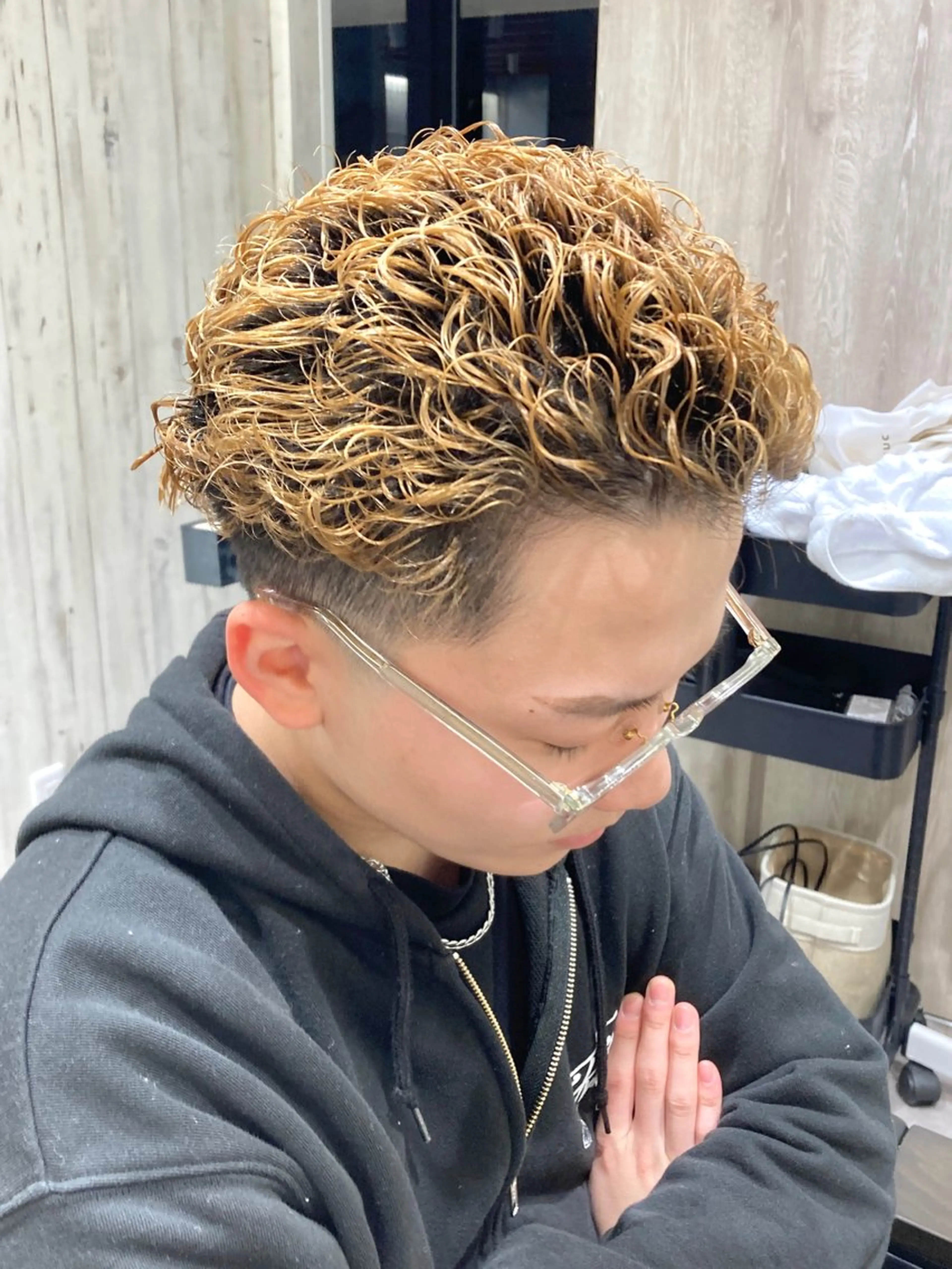 ショート パーマ メンズ特化 星野裕人のヘアスタイル