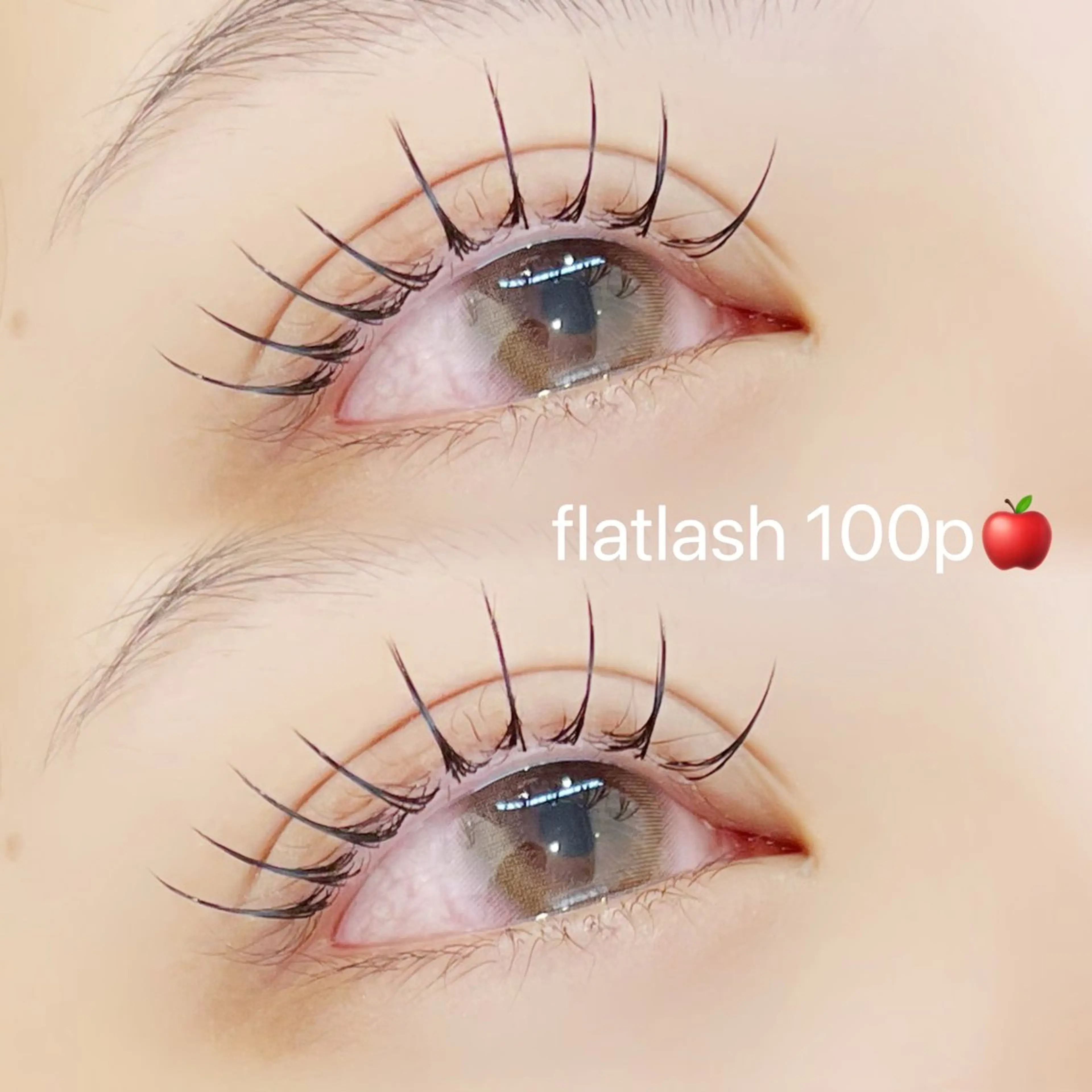 🎀フラットラッシュ100本 束感仕上げ付き🎀の写真