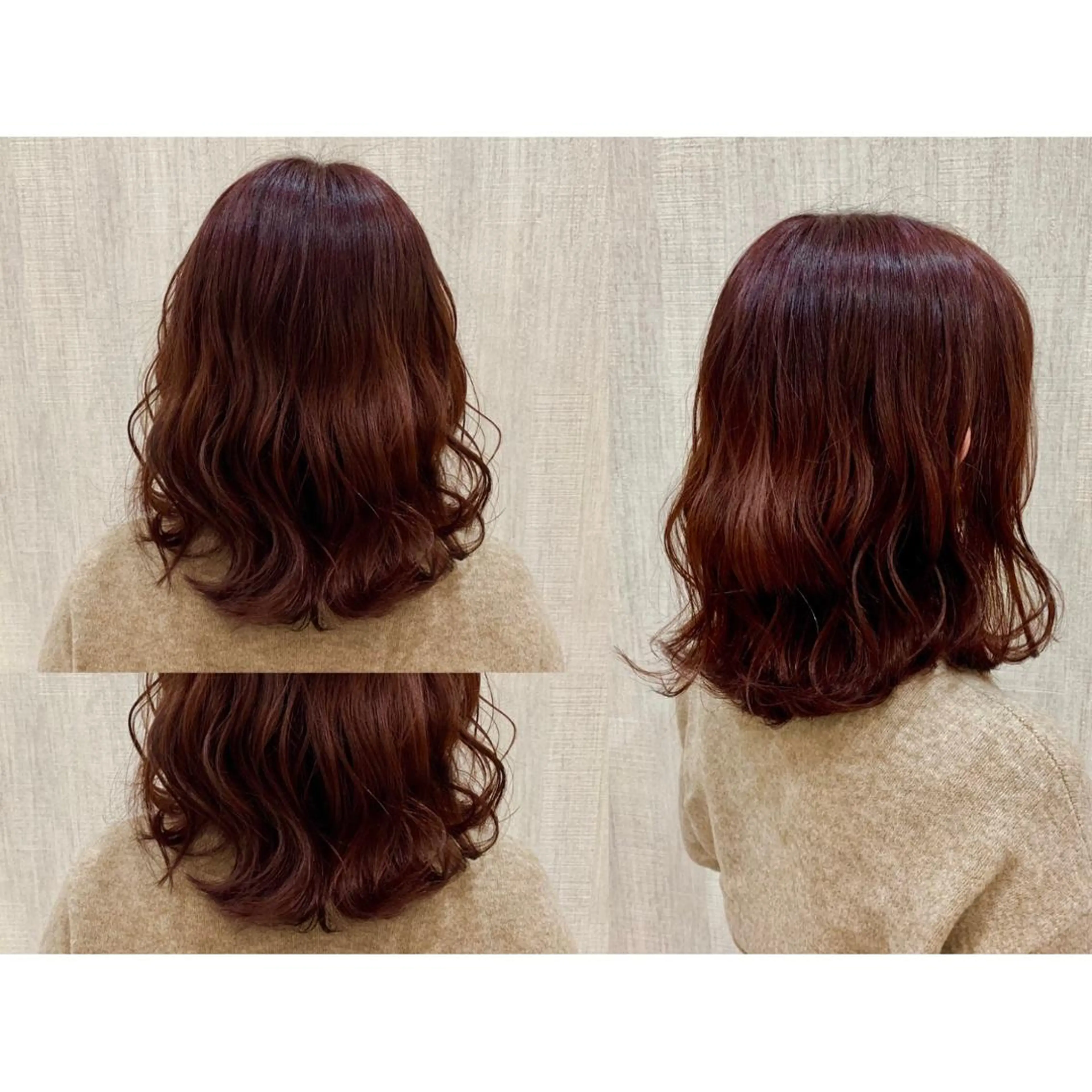 ミディアム カラー ヘアアレンジ 🫧透け感⋆艶髪💎 山口アヤカのヘアスタイル