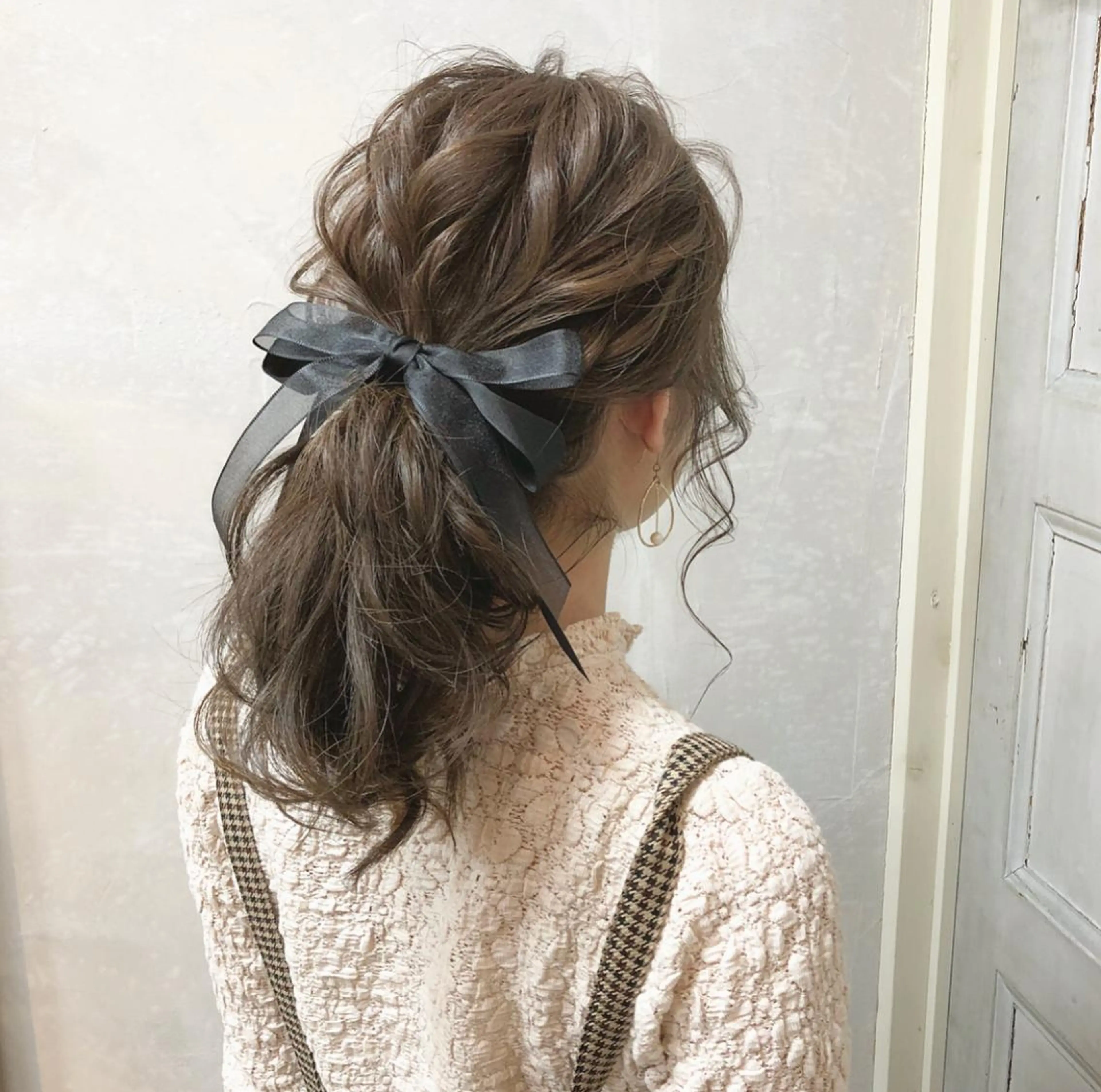 セミロング カラー ヘアアレンジ アッシュ autre所属・大久保 ひでなりのヘアスタイル