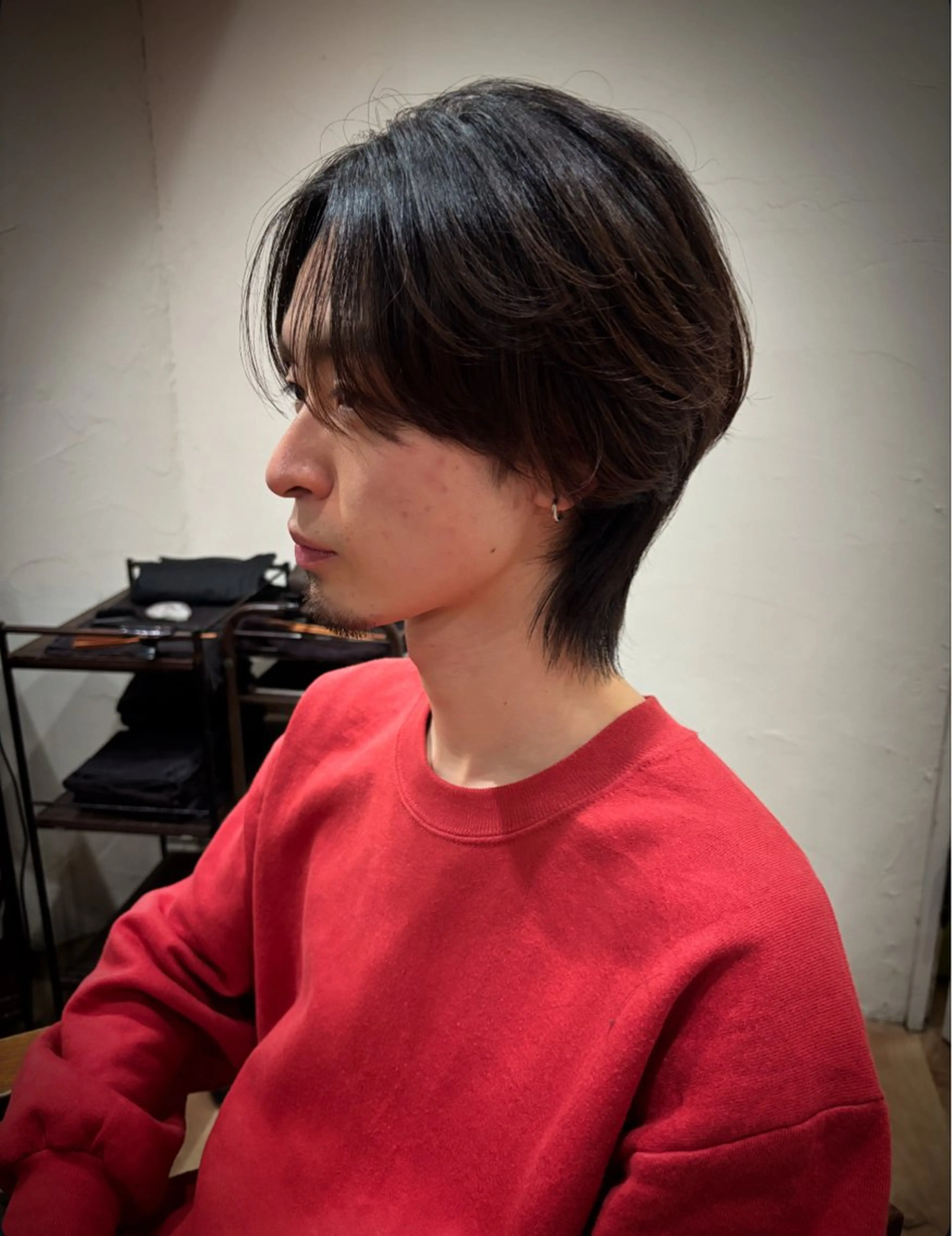 メンズ メンズウルフカット ウルフカット カット イシザワ ユミのヘアスタイル