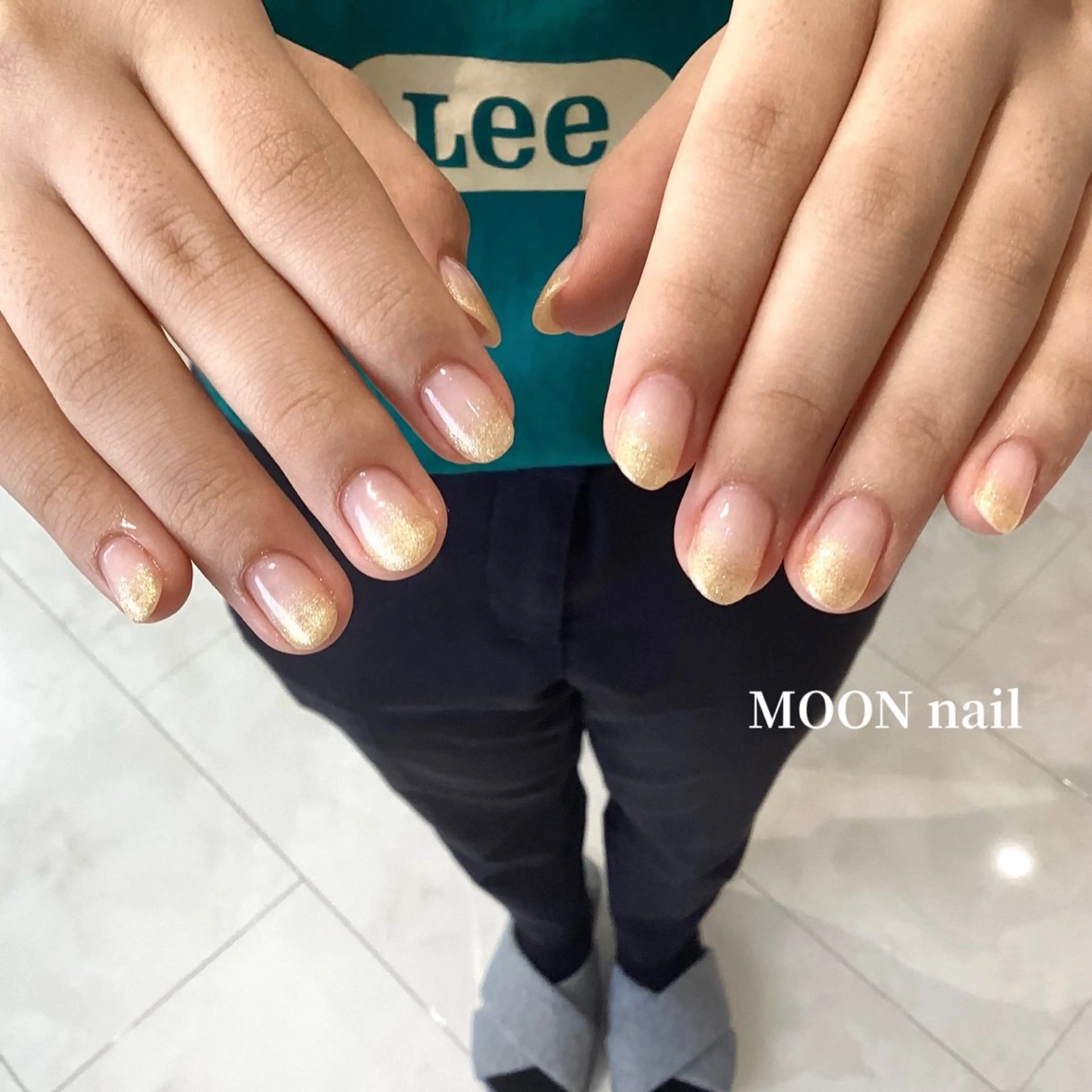 ネイル ラメ(グリッター) ラメグラデーション 浦添 MOON  nailのネイルデザイン