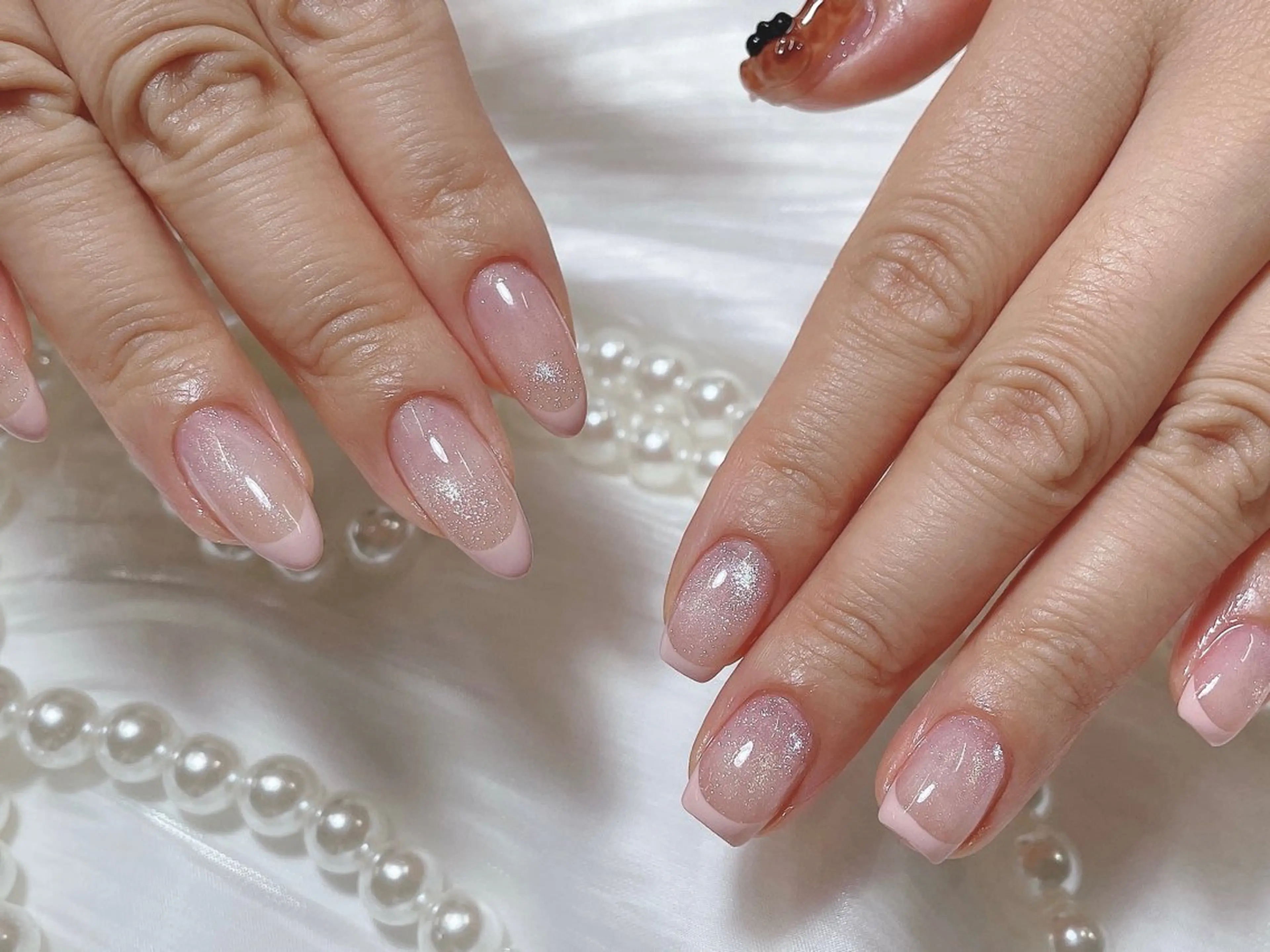 ネイル チークネイル フットネイル フレンチネイル ジェルネイル ガーリー ハンドネイル Liora ネイルサロン所属・Liora nail salonのネイルデザイン