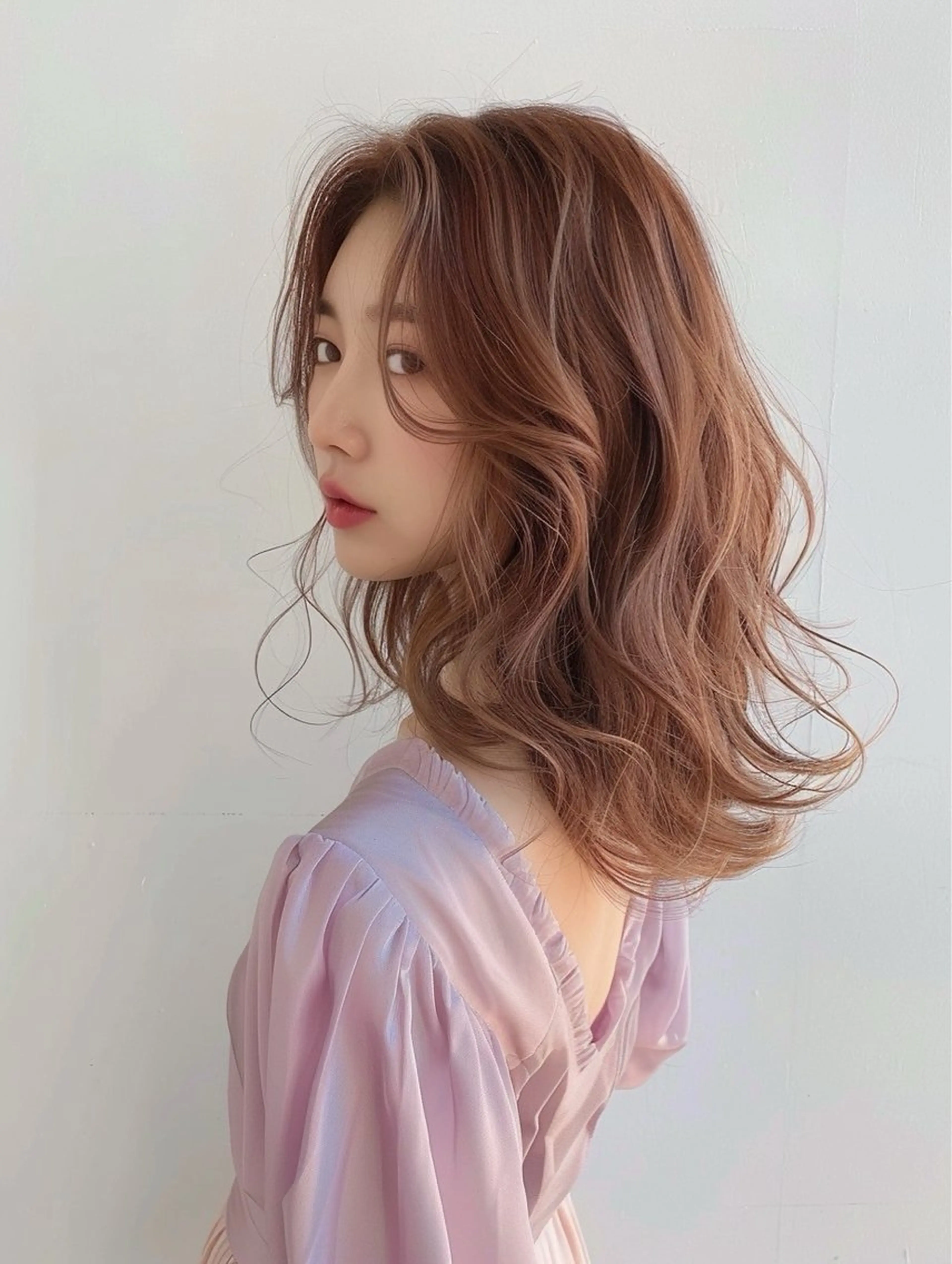 ロング カラー カット ヘアカラー トリートメント 透明感カラーWカラー ユウゴのヘアスタイル