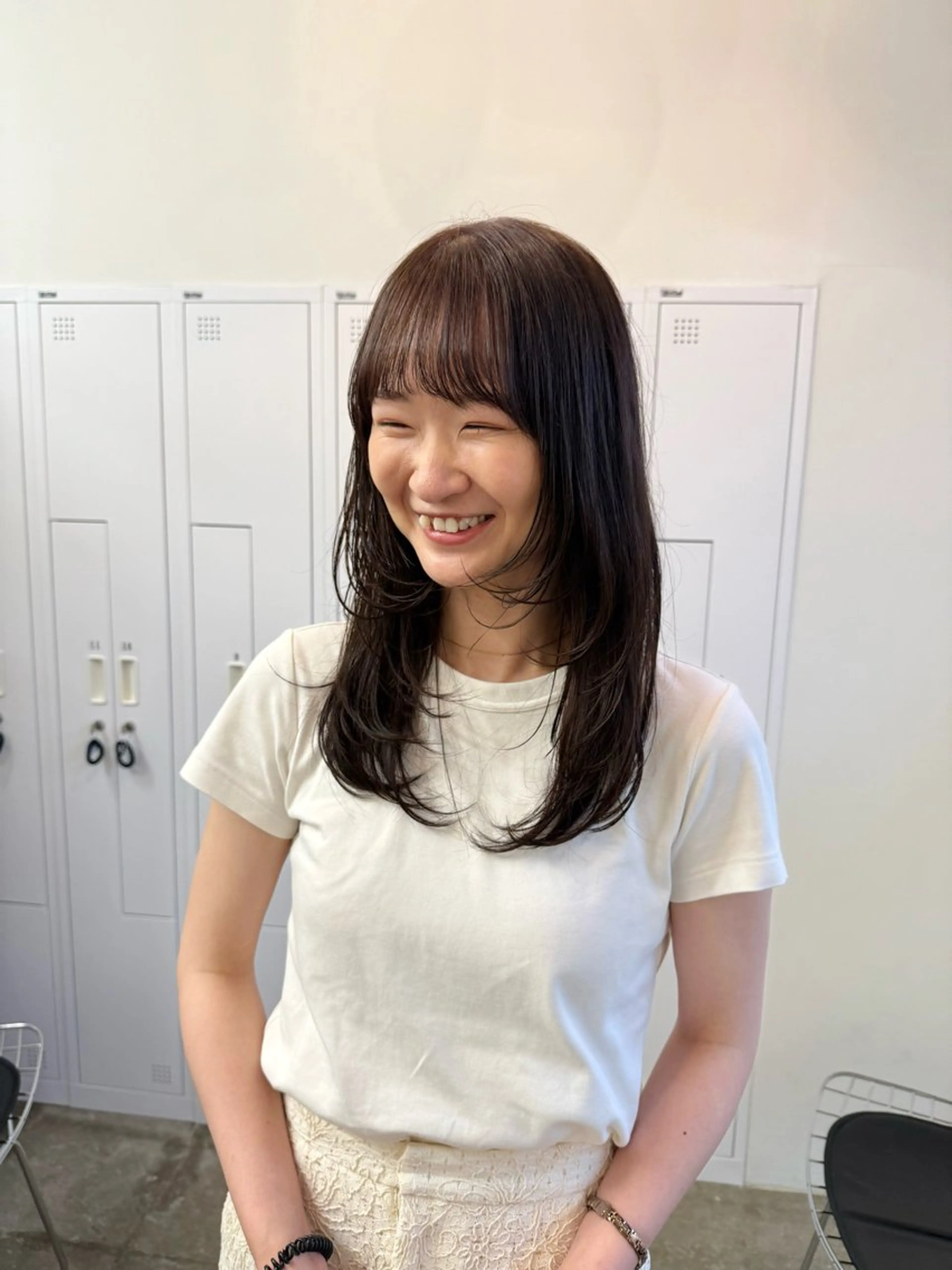 ロング カラー カット ヘアカラー 近藤 千裕のヘアスタイル