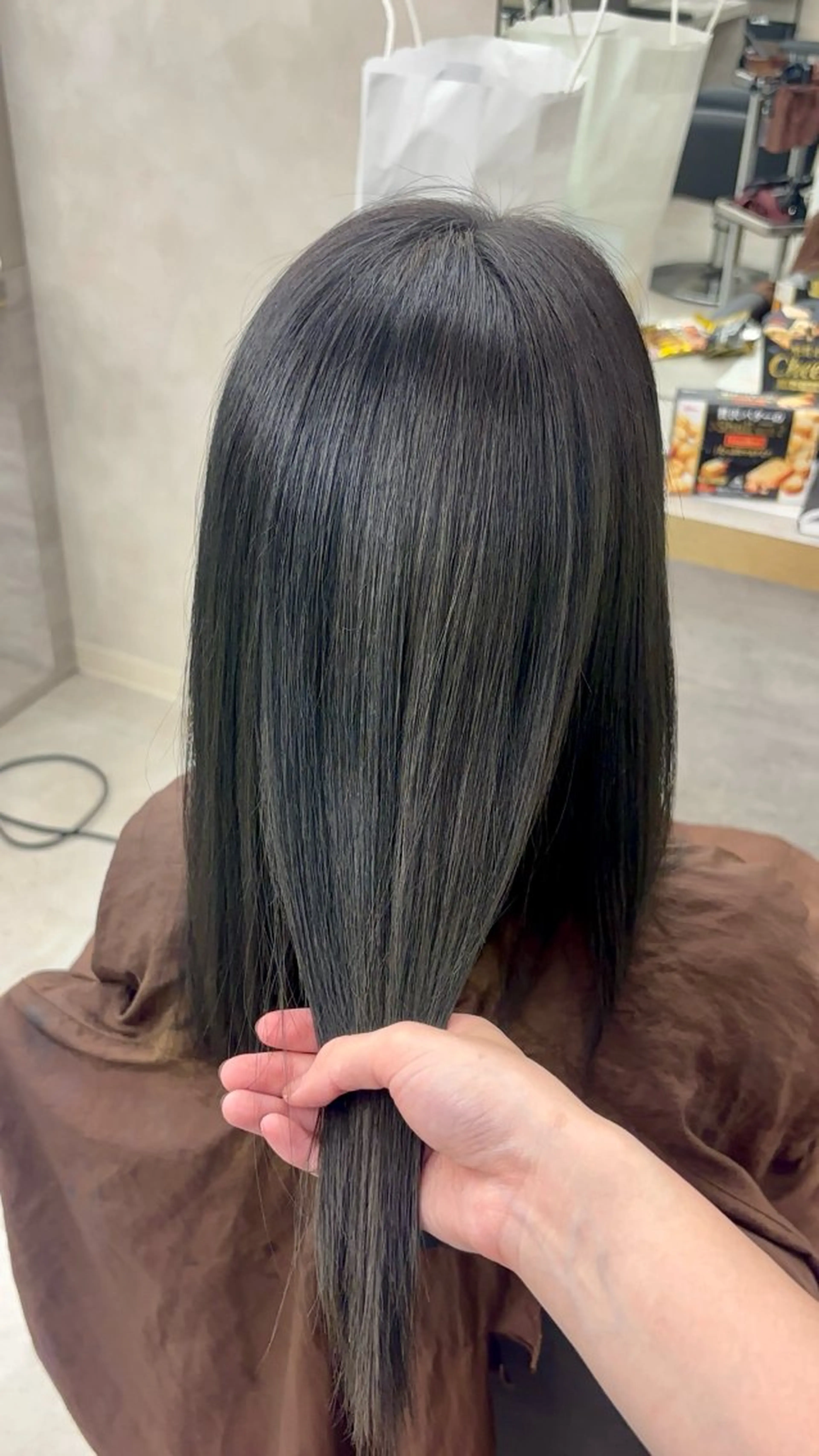 カラー ヘアカラー トリートメント 暖色/髪質改善/ ツヤ髪🎀本田愛来のヘアスタイル