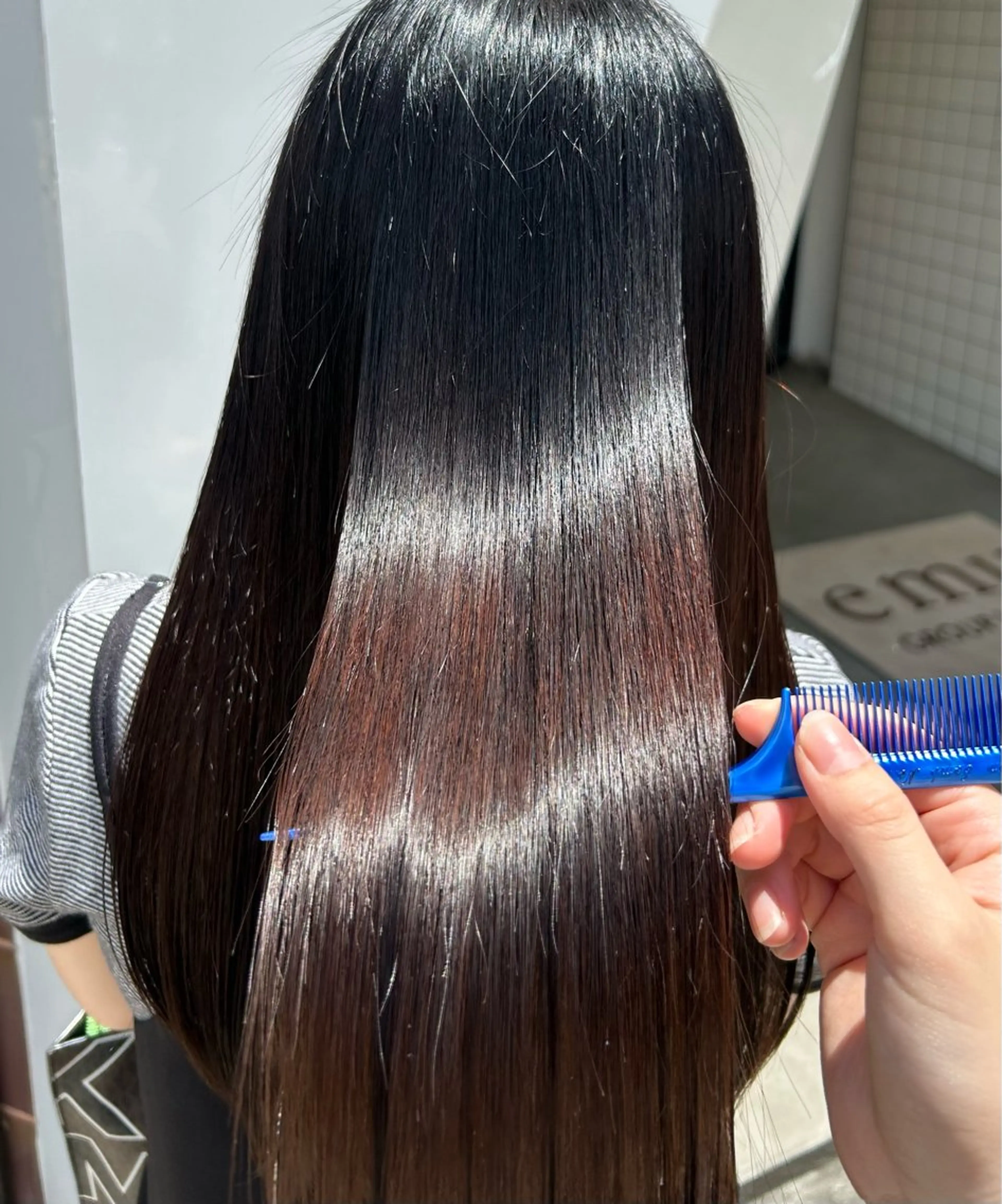 ロング 髪質改善 縮毛矯正 トリートメント ちょめ/八王子 ZEST emuのヘアスタイル
