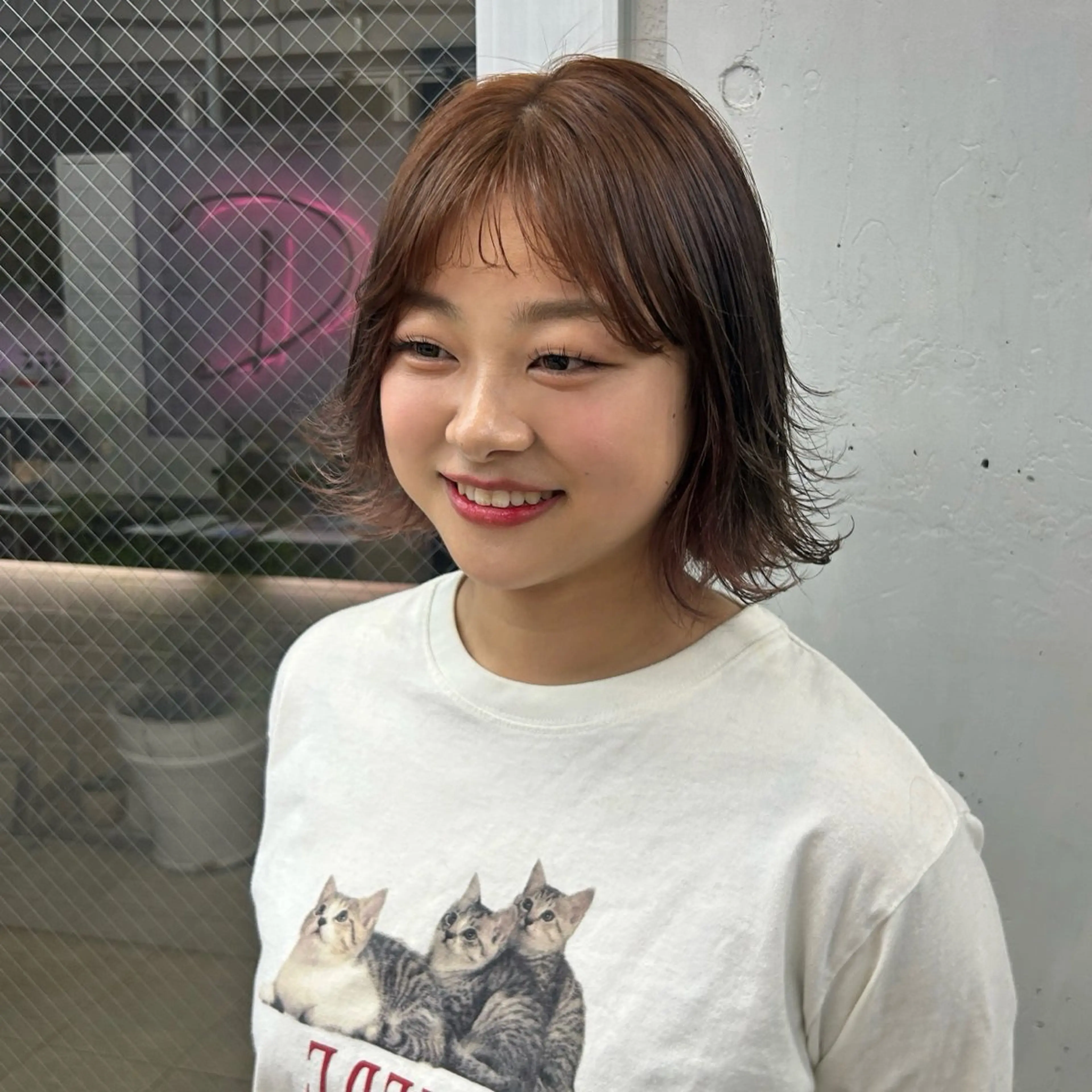 ショート カラー ヘアカラー トリートメント ✨うる艶/ブリーチ✨ 𝓡𝒖𝓷𝐚💋のヘアスタイル