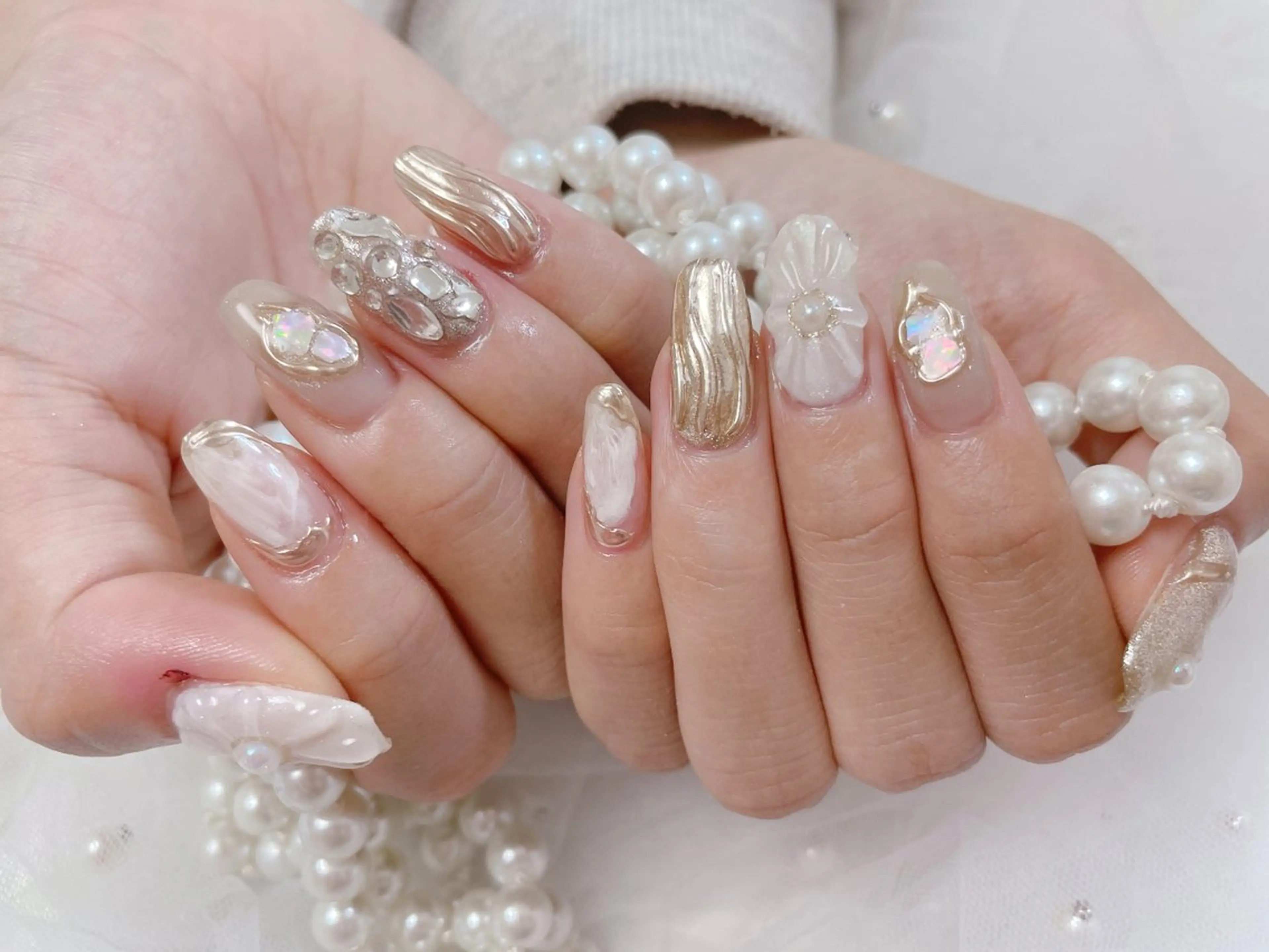 ネイル ハンドネイル ハンドケア ネイルサロンエクラ 🫧Shizukaのネイルデザイン