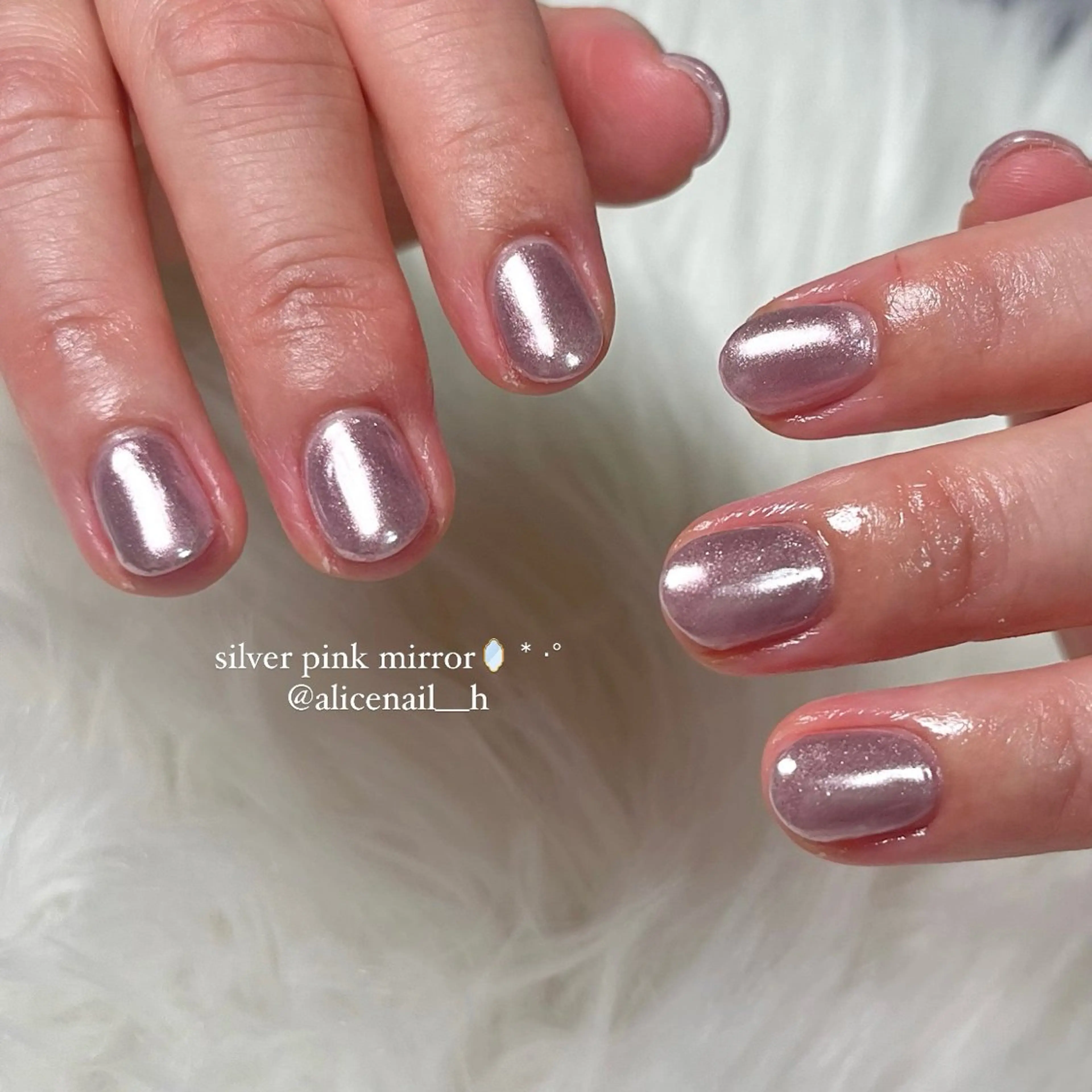ネイル ミラーネイル private nailsalon Alice所属・Alice / Nanaのネイルデザイン