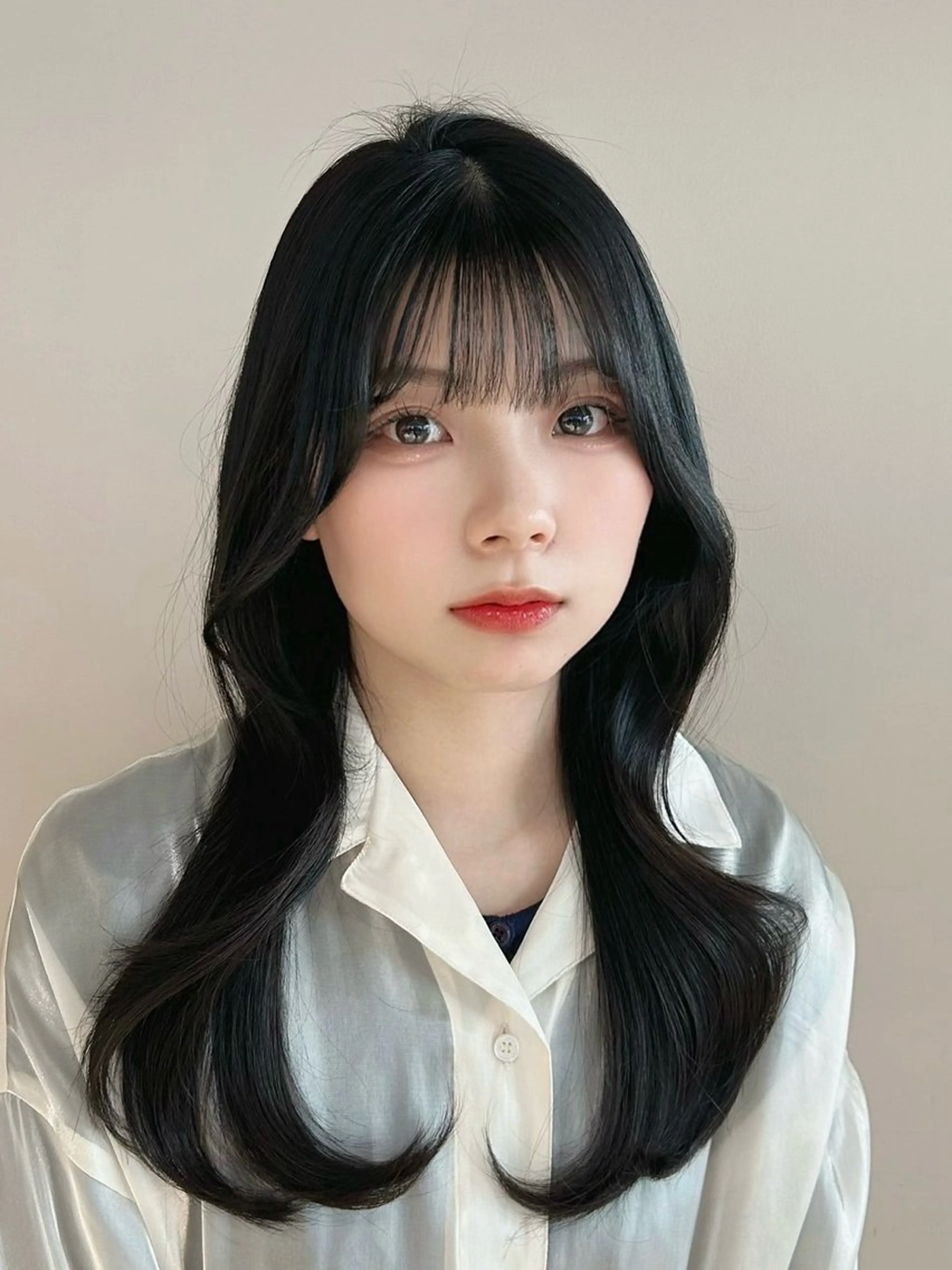 セミロング カラー くびれヘア レイヤーカット カット ヘアカラー トリートメント 髙木美緒🌿 レイヤー/アレンジのヘアスタイル