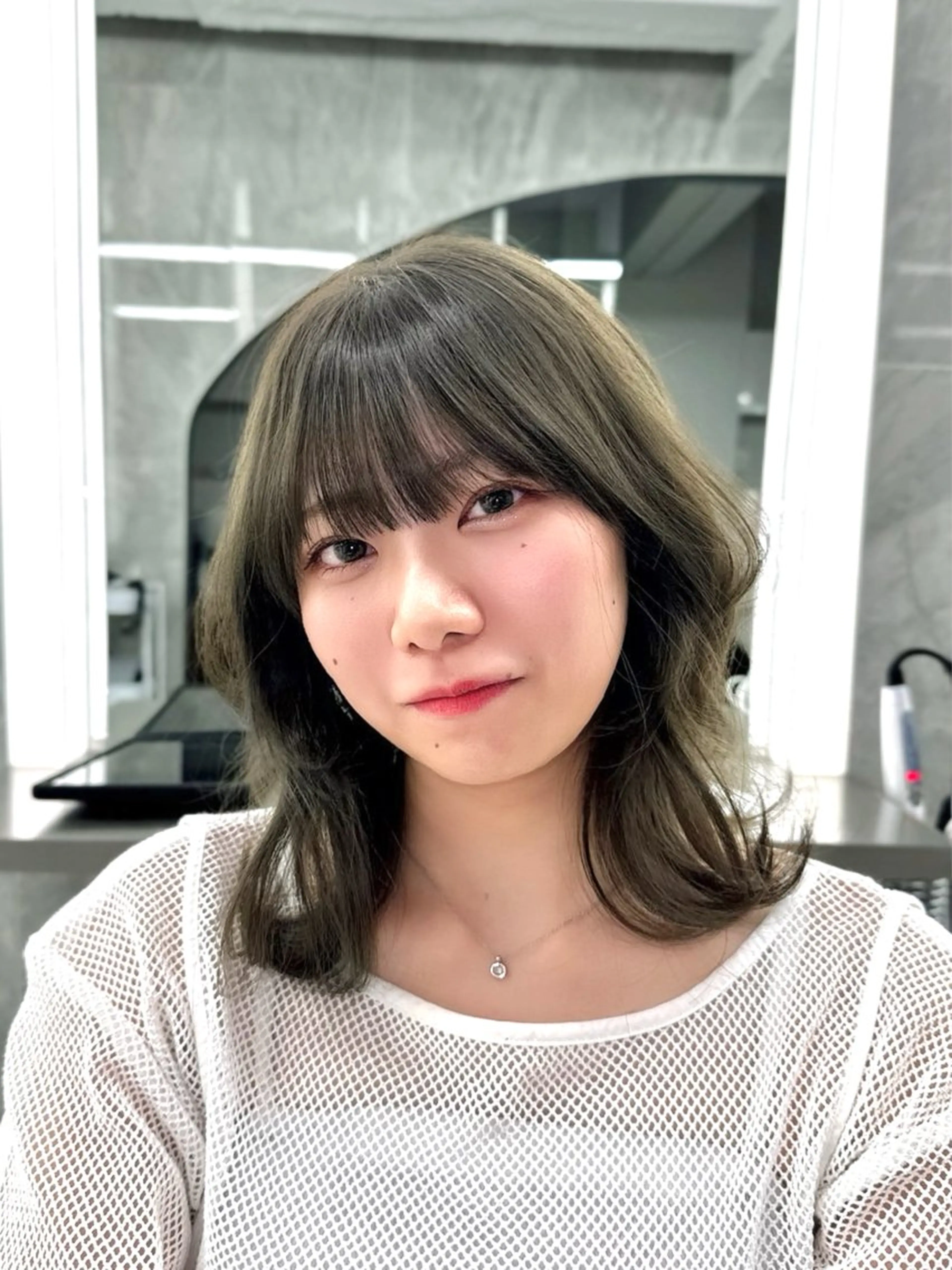 ショート カラー ブリーチ ケアカラー ブリーチなしカラー レイヤーカット ショート/似合わせ/ 透明感カラー古市唯人のヘアスタイル