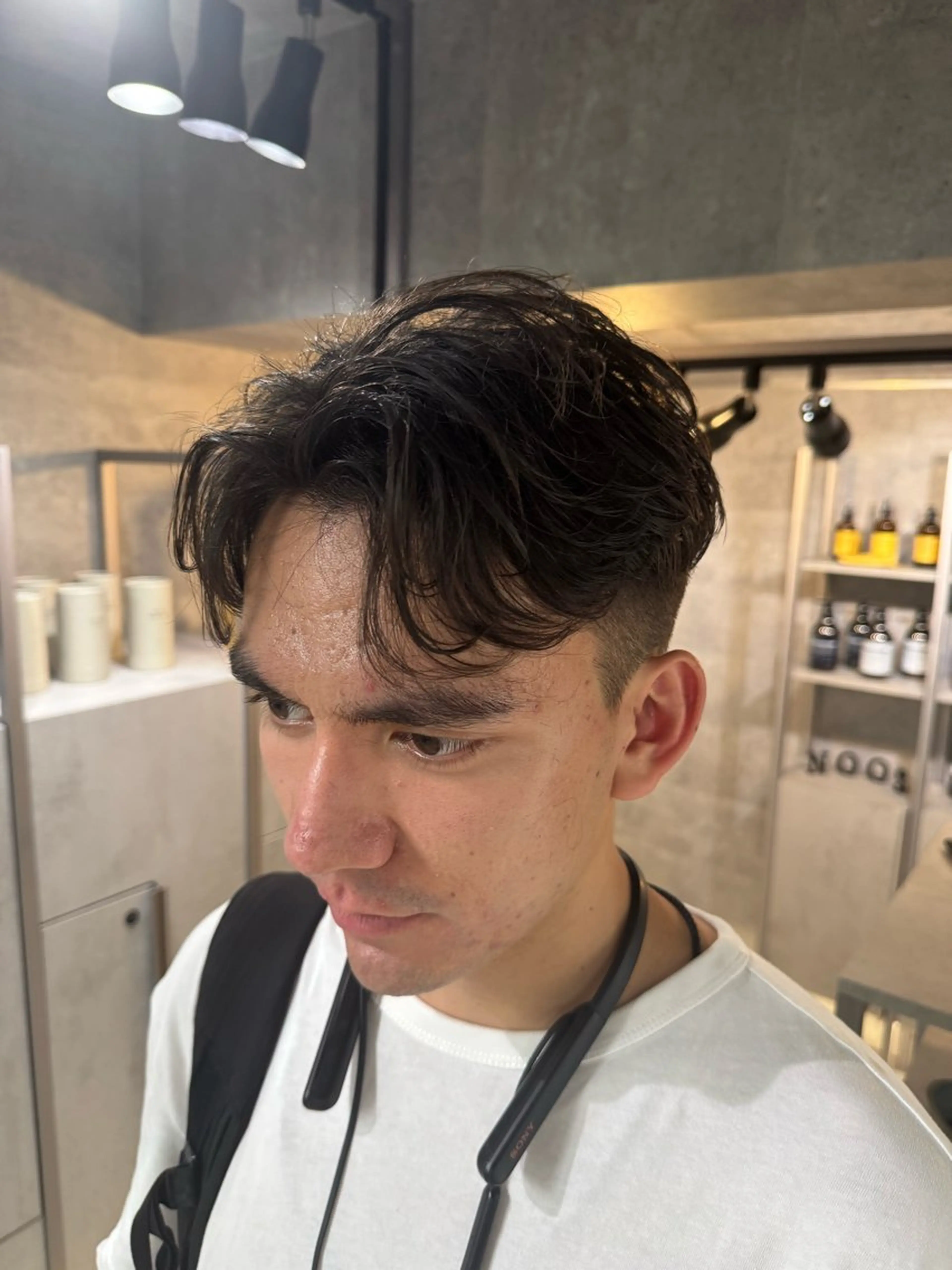 パーマ メンズ カット パーマ NOOS omotesando所属・You 表参道⚡️ 髪質改善/艶髪/美髪のヘアスタイル