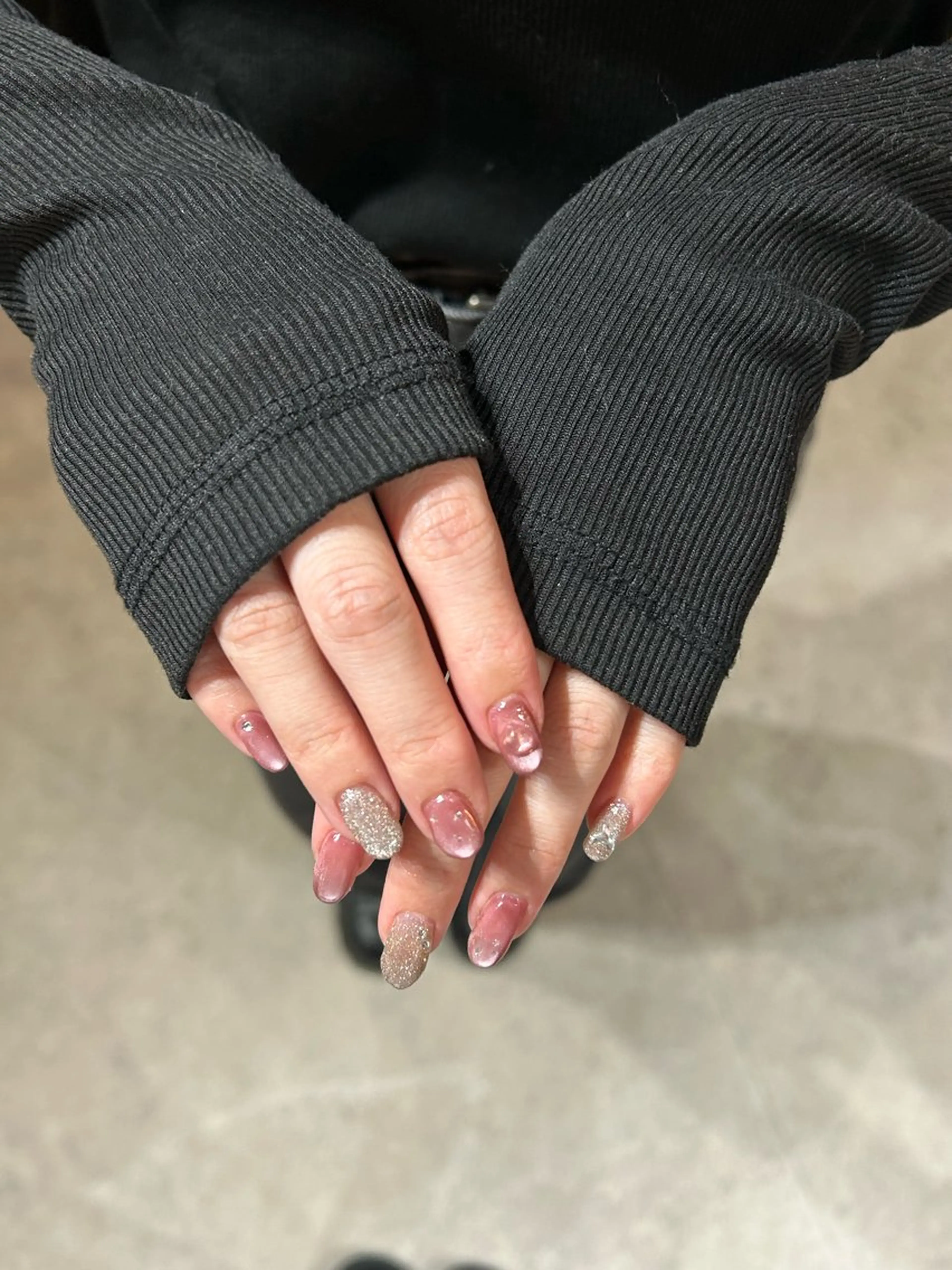 ワンカラー+2本デザイン(オフ無)の写真