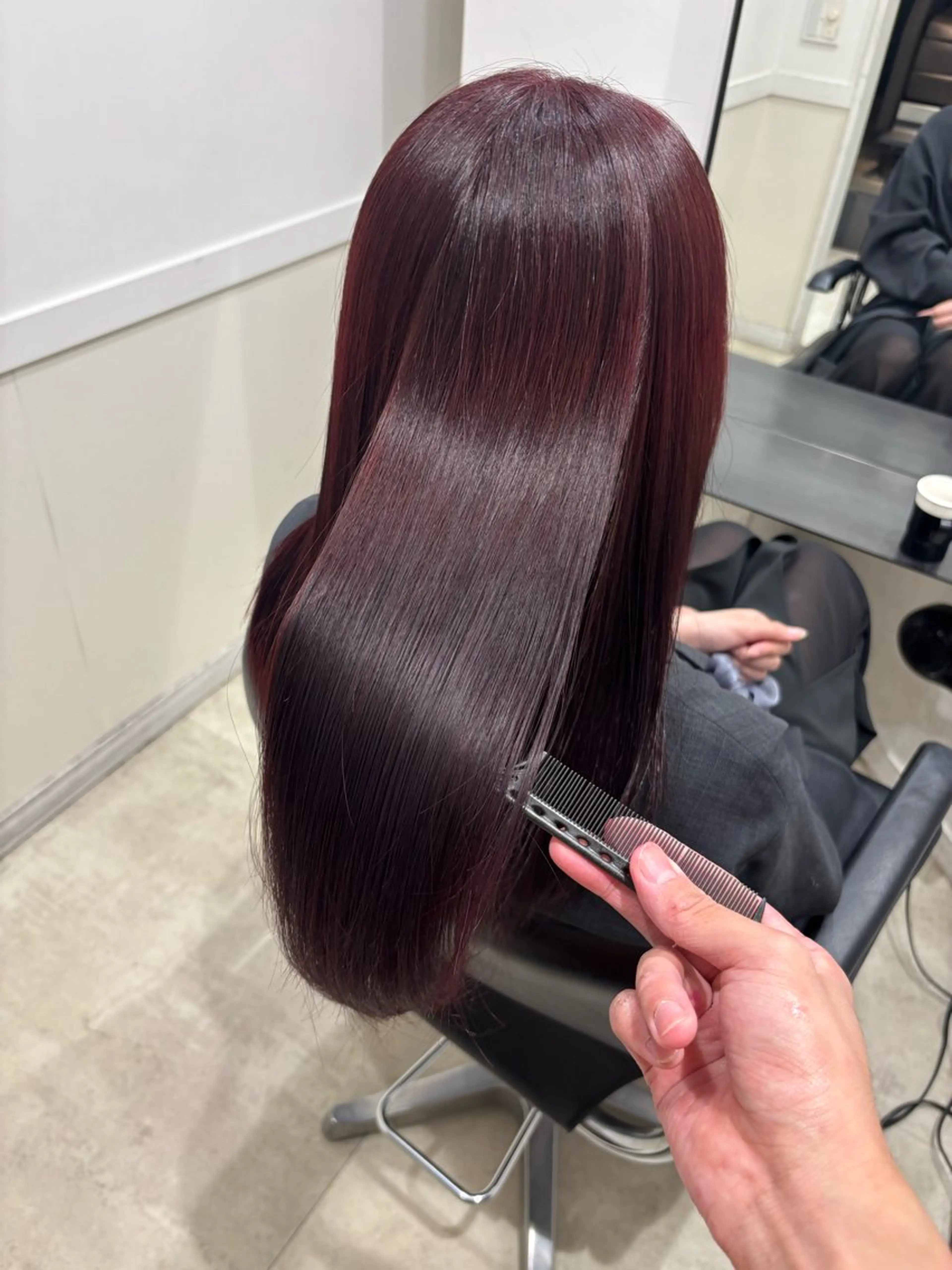 ミディアム カラー ヘアカラー トリートメント Go   Today シェアサロン　横浜店所属・【ただの天才 🎨】のヘアスタイル