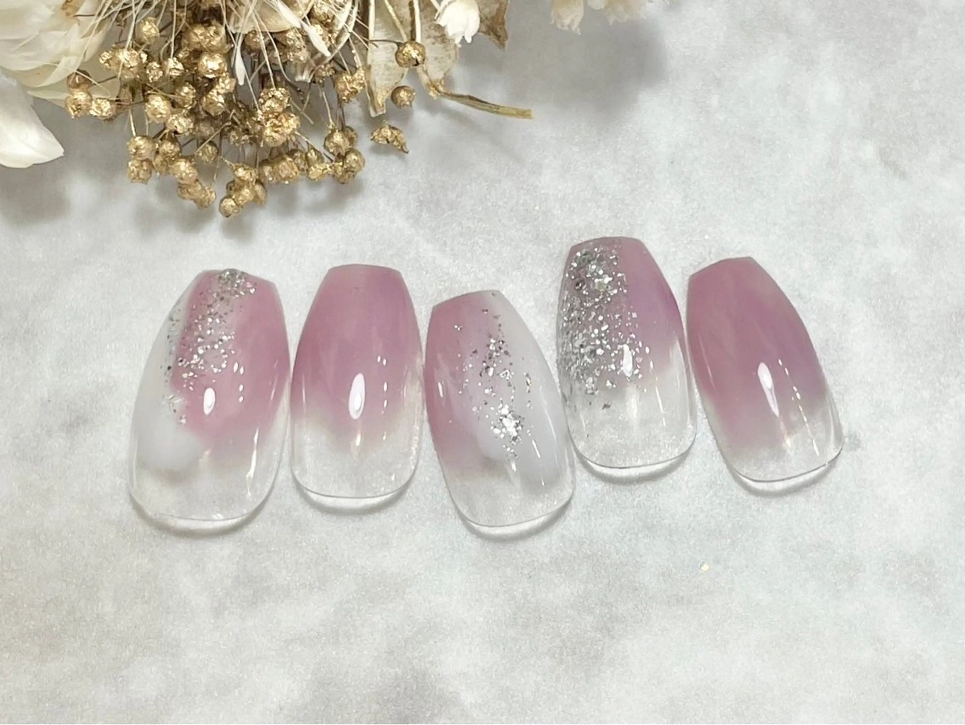 ネイル オフィスネイル シンプルネイル 【パラジェル・フィルイン】Nailsalon Merci東中野所属・Merci shigaのネイルデザイン
